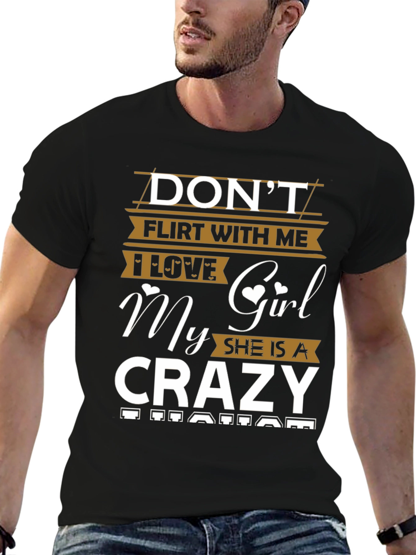 Dont Flirt With Me Funny Graphic Tee