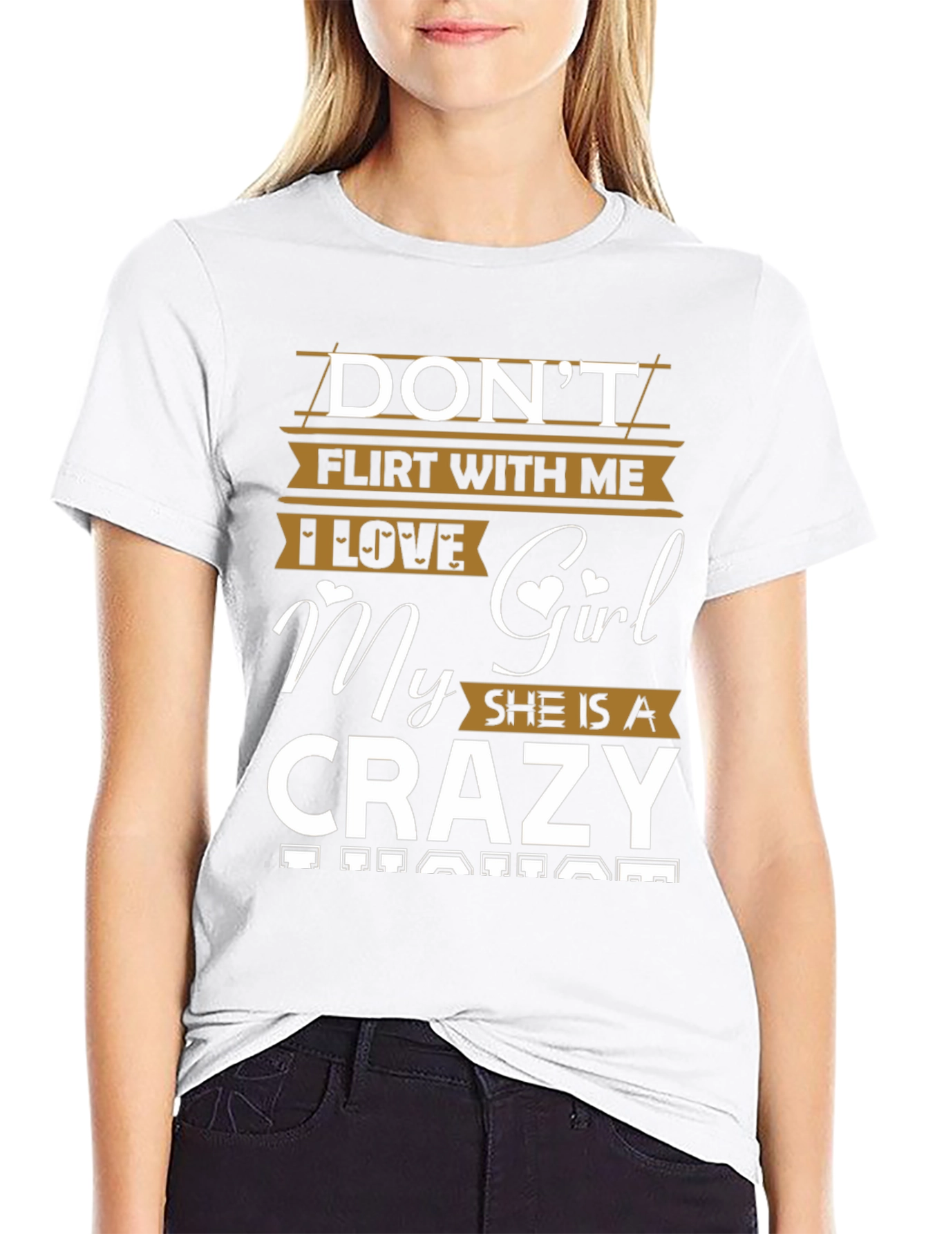 Dont Flirt With Me Funny Graphic Tee