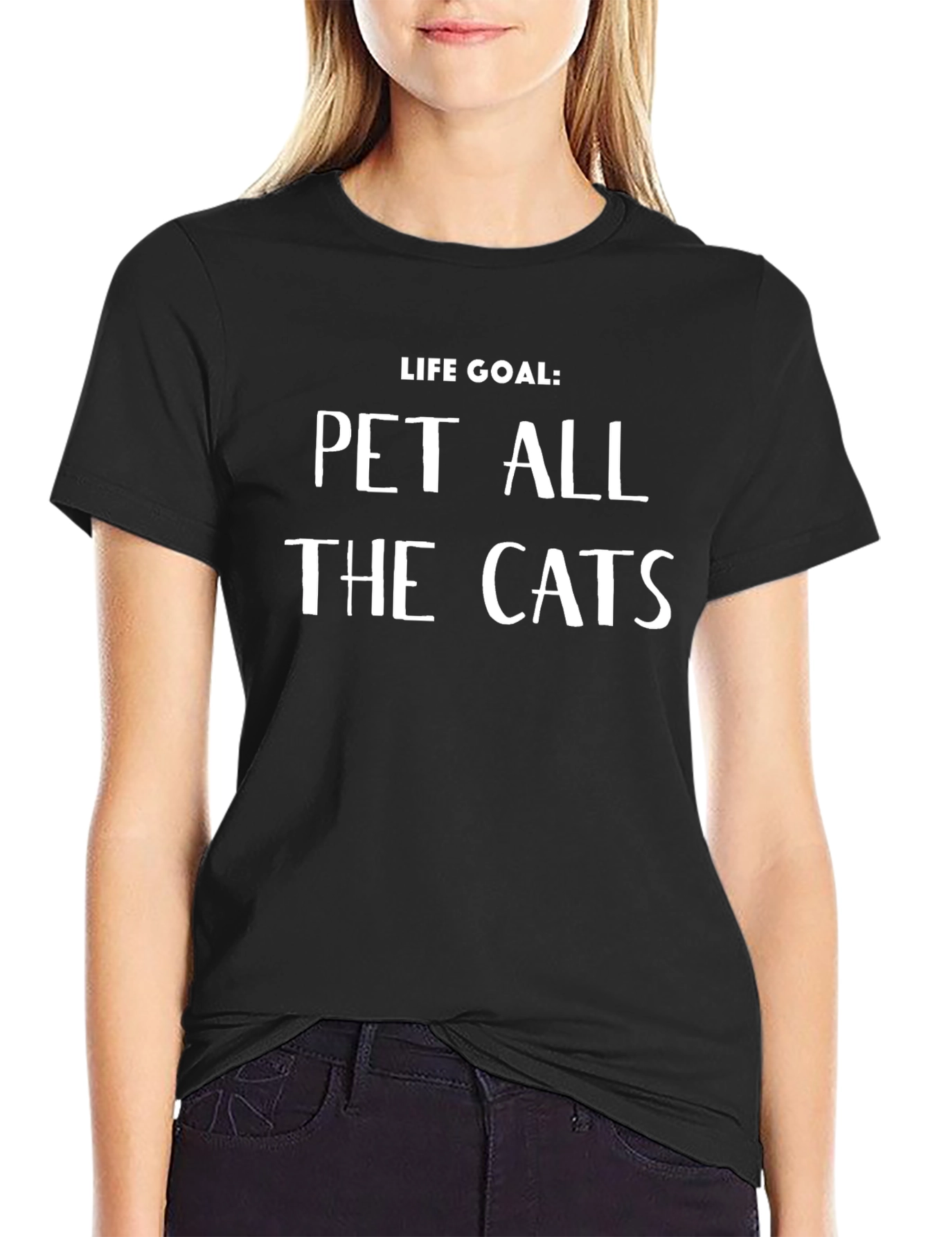 Life Goal Pet All The Cats Graphic Tee