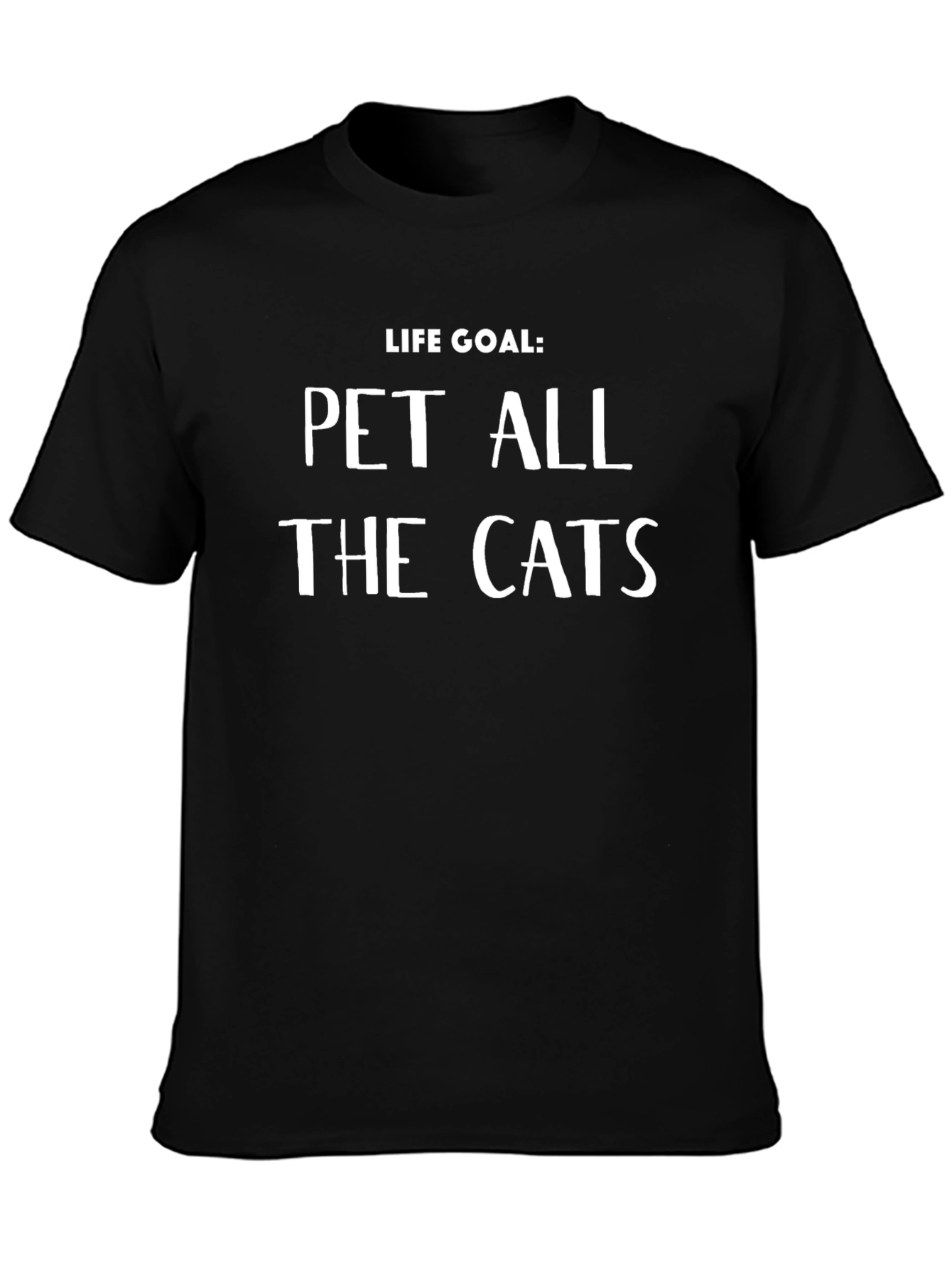 Life Goal Pet All The Cats Graphic Tee