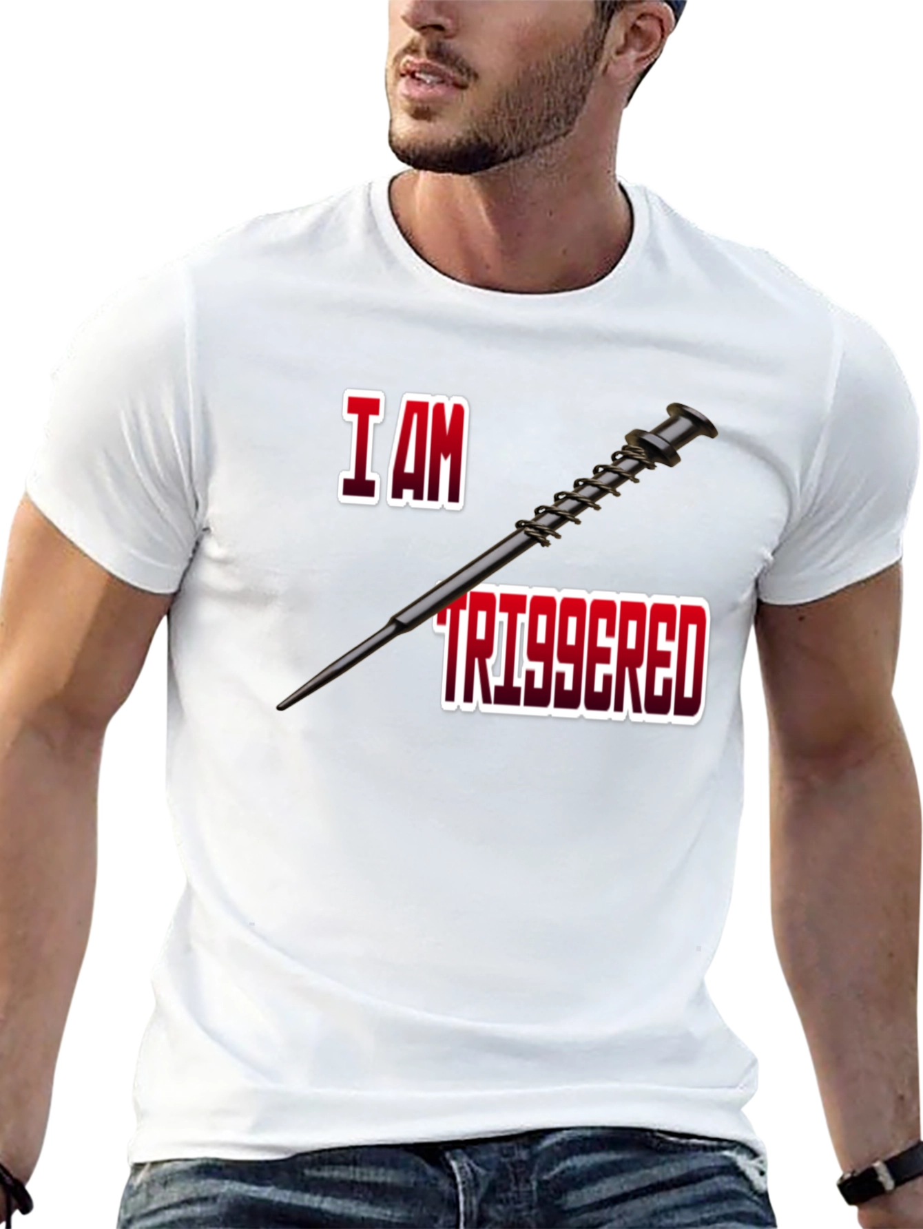 I Am Triggered T-Shirt - Funny Novelty Tee