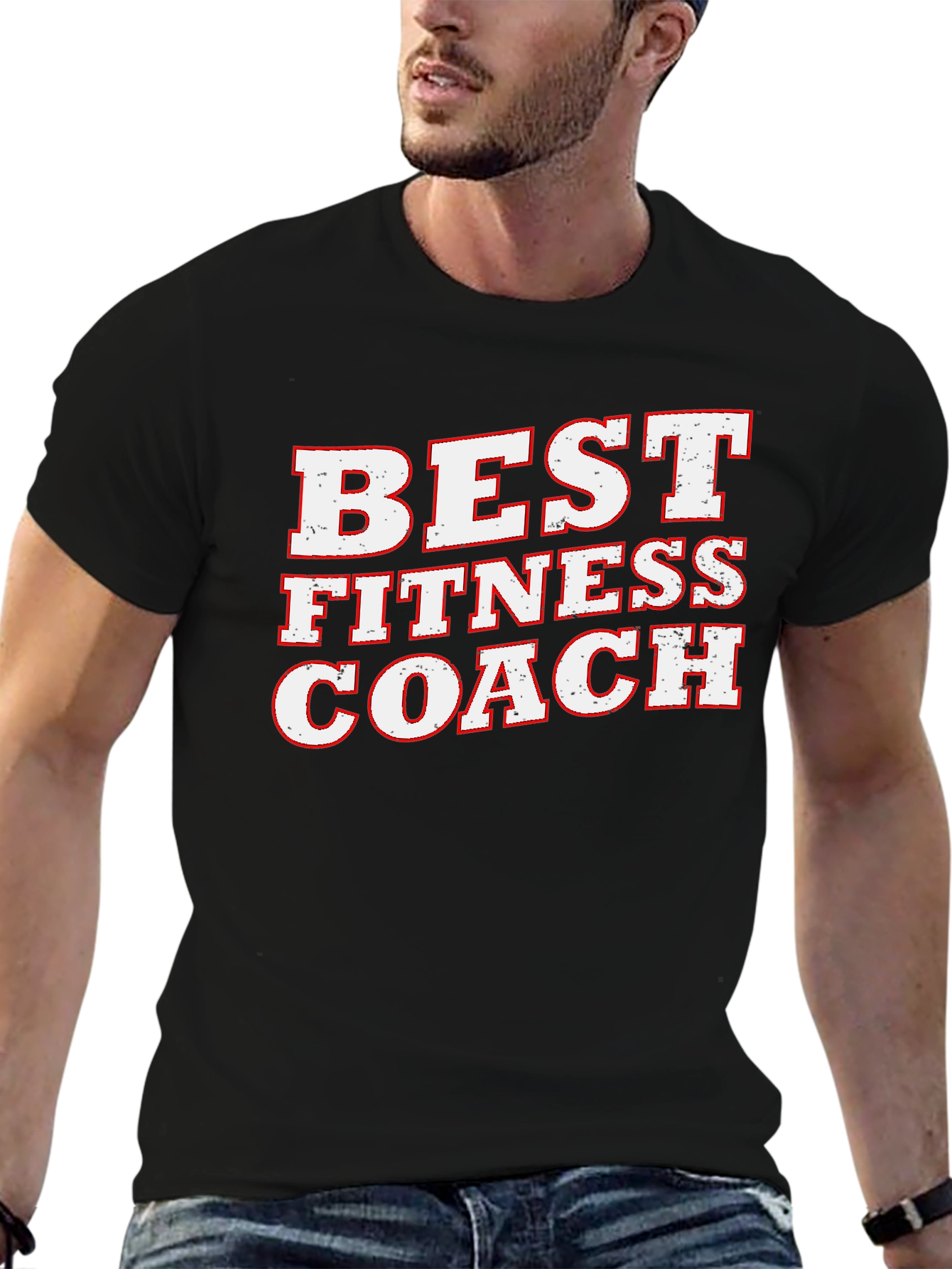 Best Fitness Coach T-Shirt - Workout Motivation