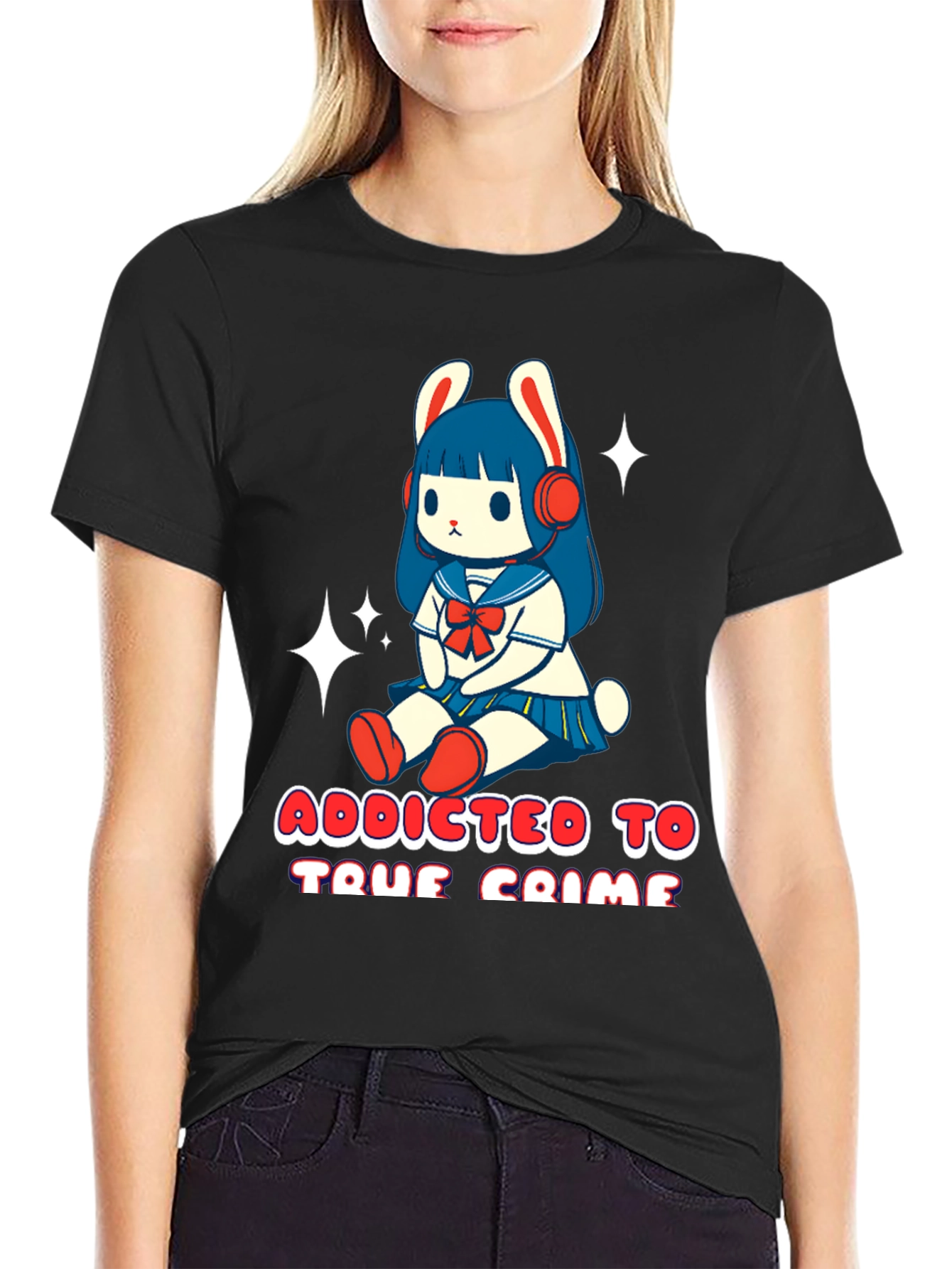 Addicted to True Crime Anime T-Shirt