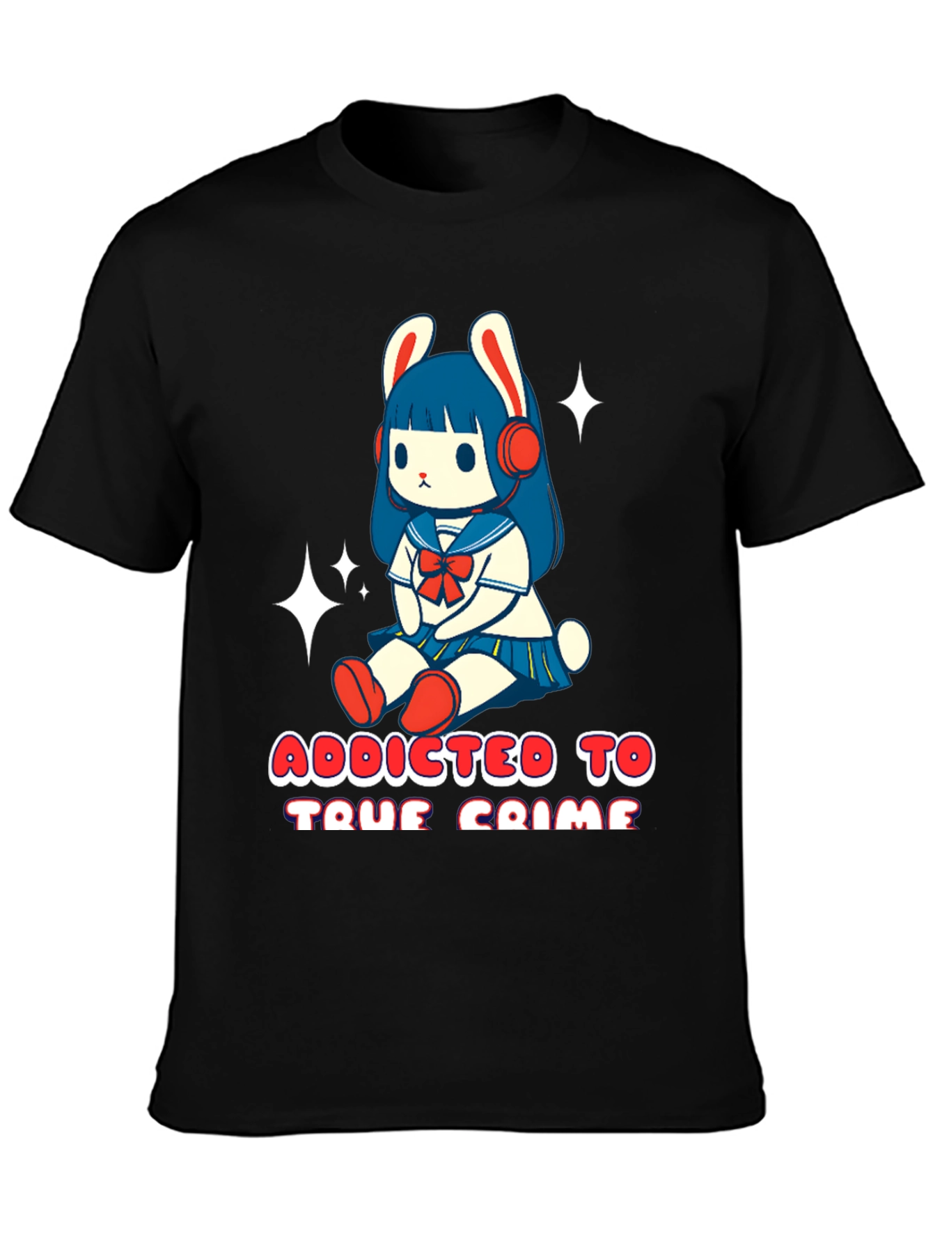 Addicted to True Crime Anime T-Shirt