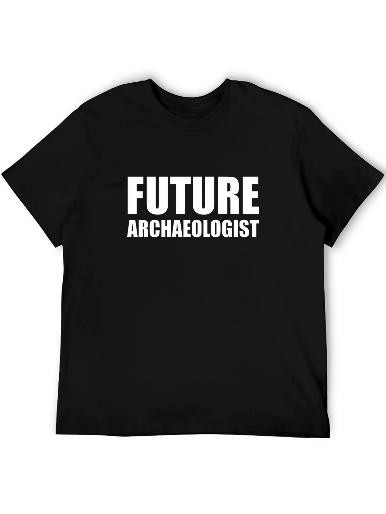 Future Archaeologist Black T-Shirt