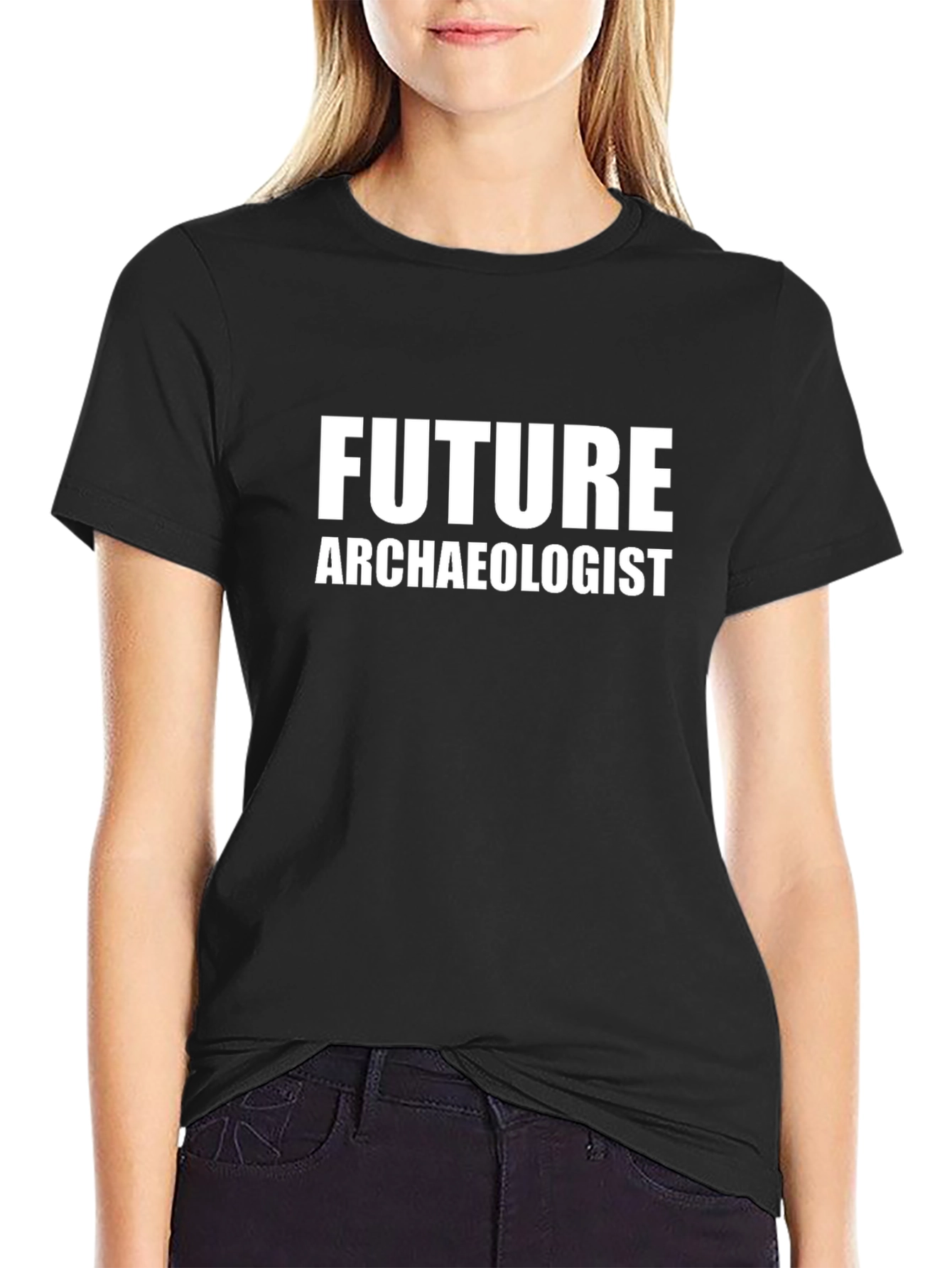 Future Archaeologist Black T-Shirt