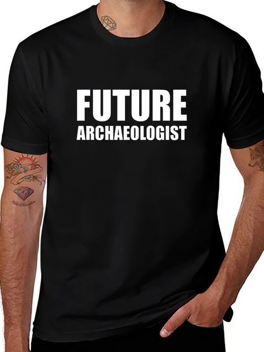 Future Archaeologist Black T-Shirt