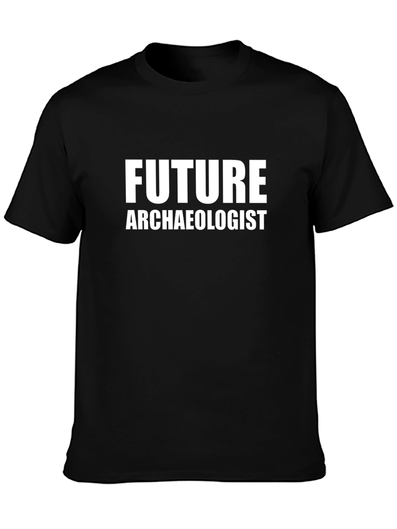 Future Archaeologist Black T-Shirt