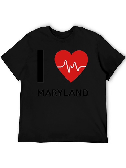 I Heart Maryland T-Shirt - ECG Design