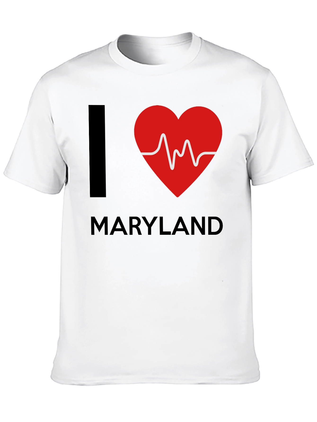 I Heart Maryland T-Shirt - ECG Design
