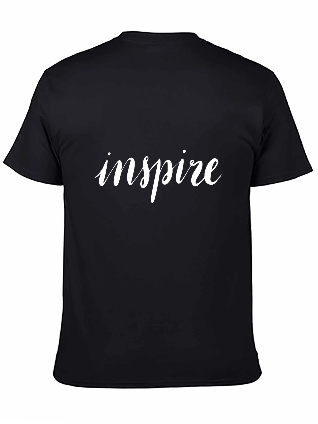 Inspire Black Graphic T-Shirt