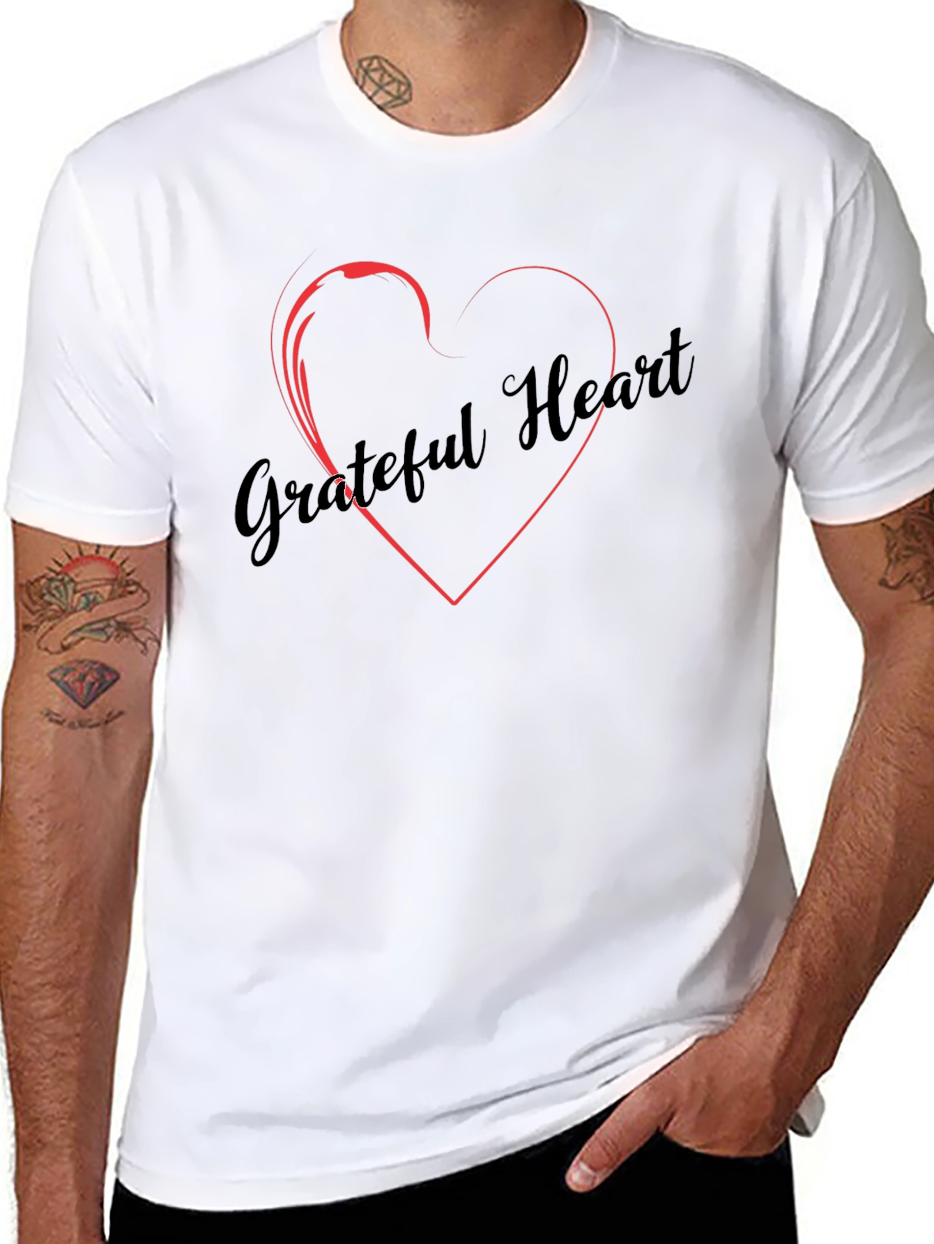 Grateful Heart Graphic T-Shirt