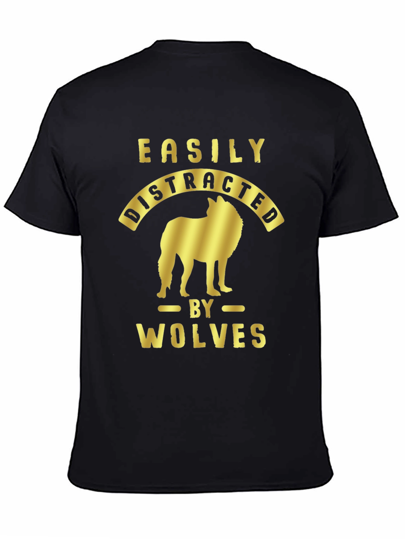 Easily Distracted by Wolves Graphic Tee
