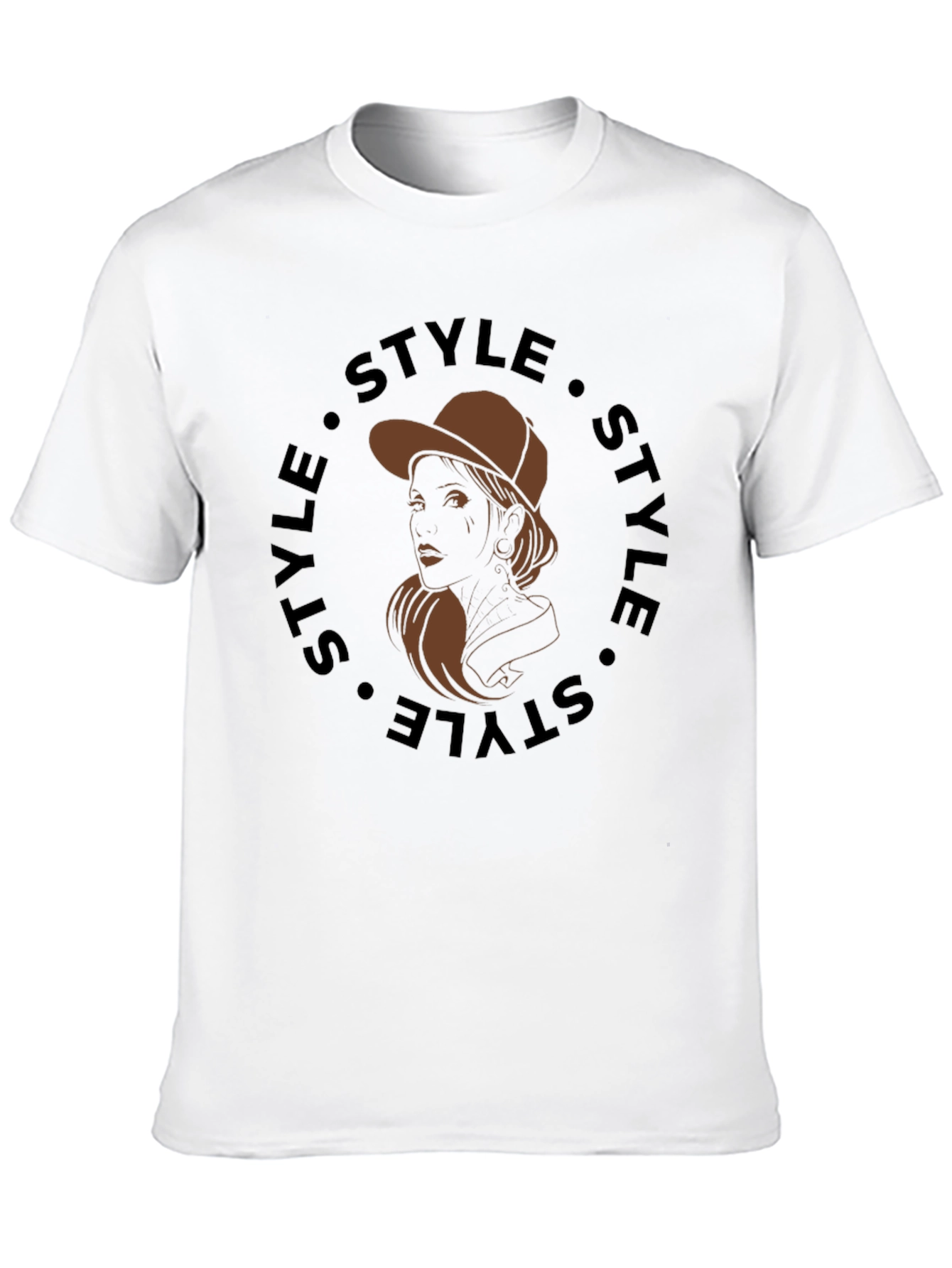 Stylish Graphic Tee - Style Woman Design