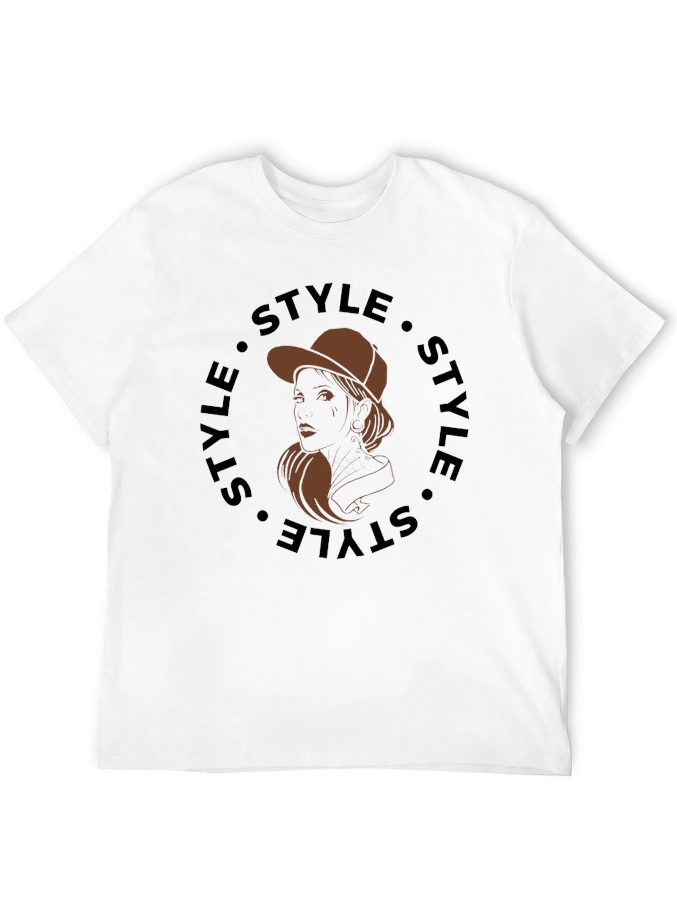 Stylish Graphic Tee - Style Woman Design
