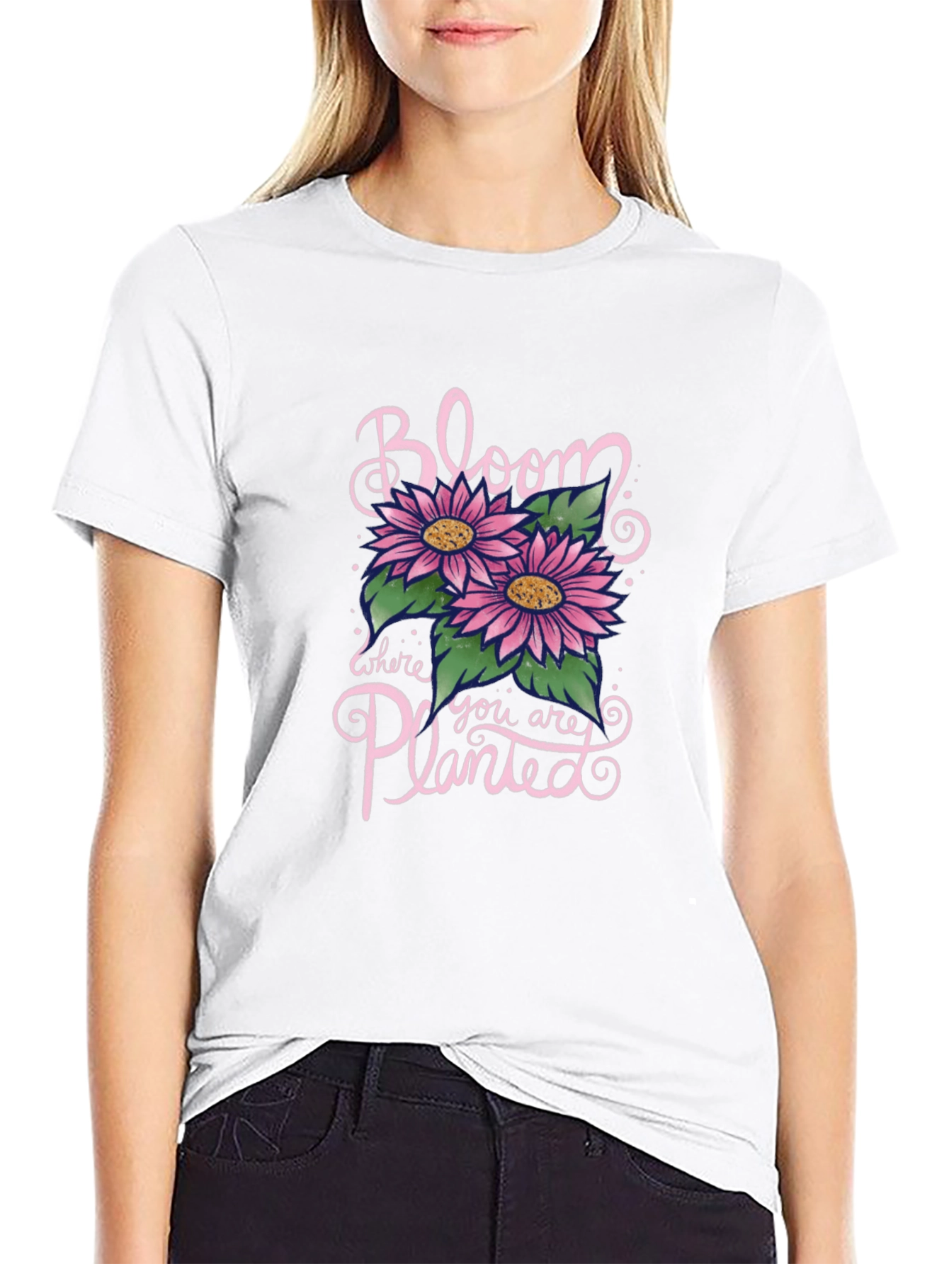 Bloom Where You Are Planted Graphic T-Shirt