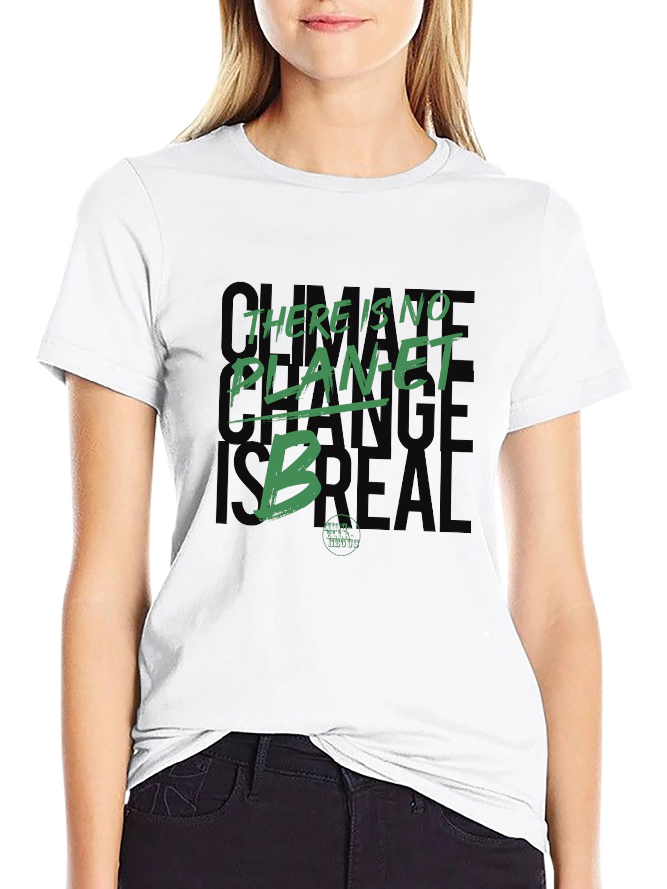 Eco-Conscious Graphic Tee - No Planet B