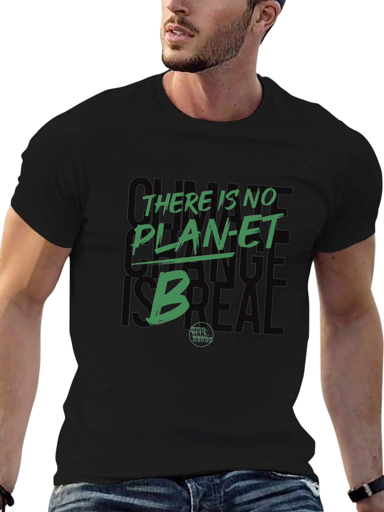 Eco-Conscious Graphic Tee - No Planet B