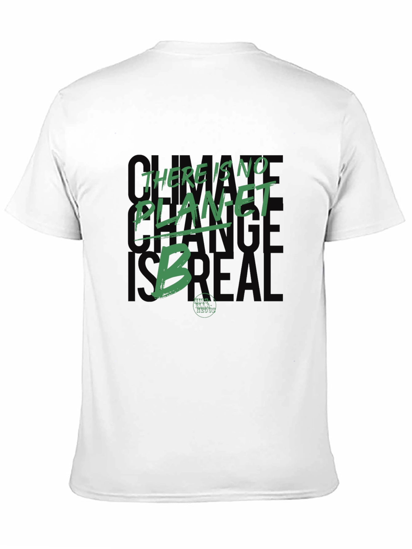 Eco-Conscious Graphic Tee - No Planet B