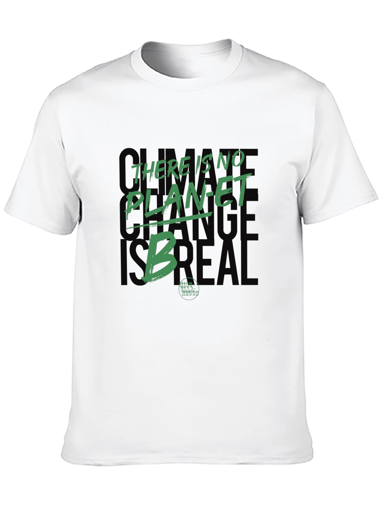 Eco-Conscious Graphic Tee - No Planet B