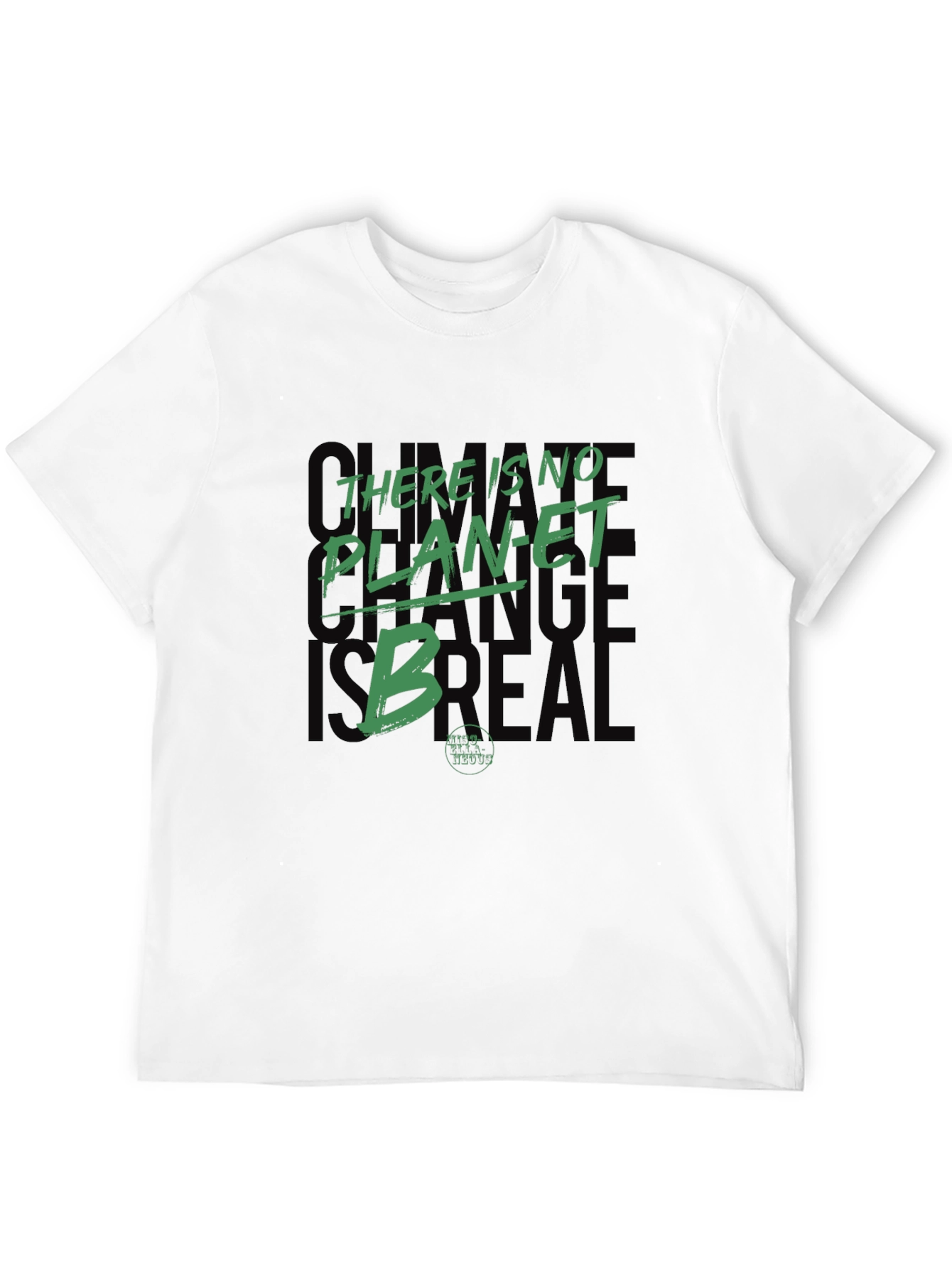 Eco-Conscious Graphic Tee - No Planet B