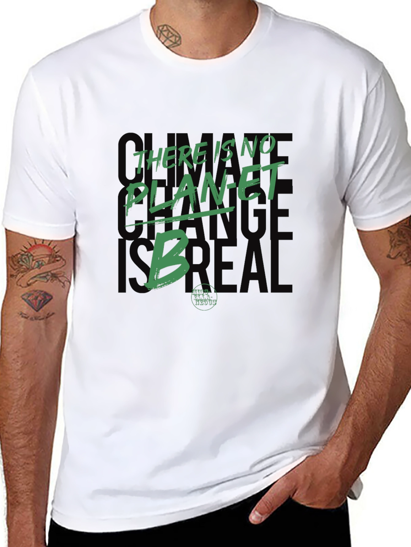Eco-Conscious Graphic Tee - No Planet B
