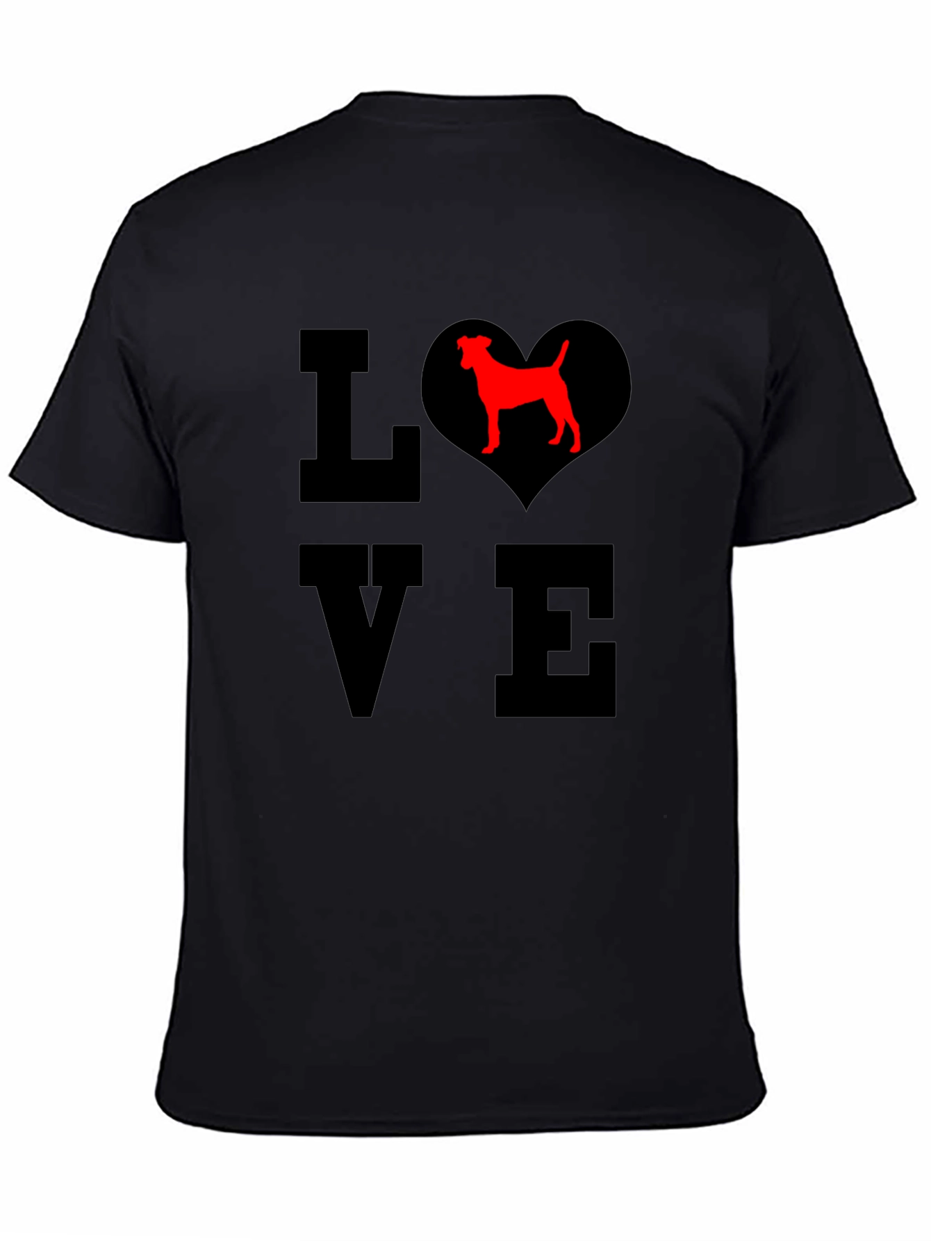 Love Dog T-Shirt - Heart Pet Graphic Tee