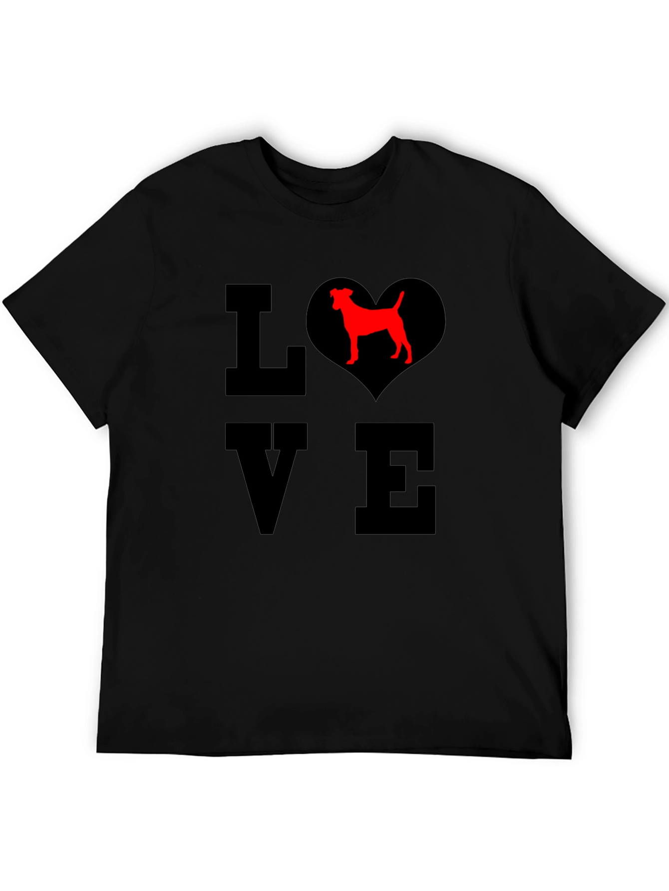Love Dog T-Shirt - Heart Pet Graphic Tee