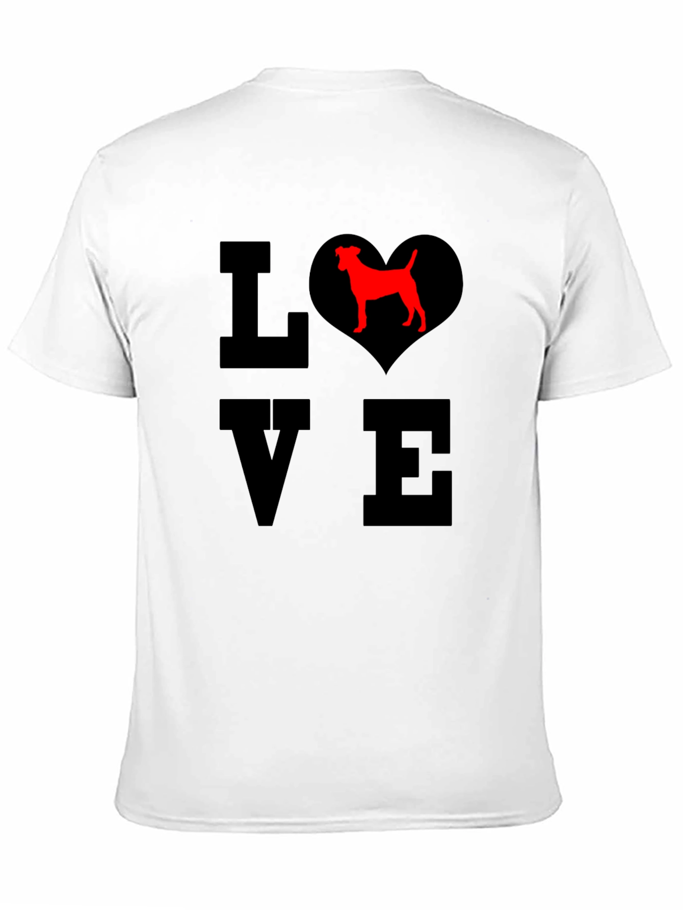 Love Dog T-Shirt - Heart Pet Graphic Tee