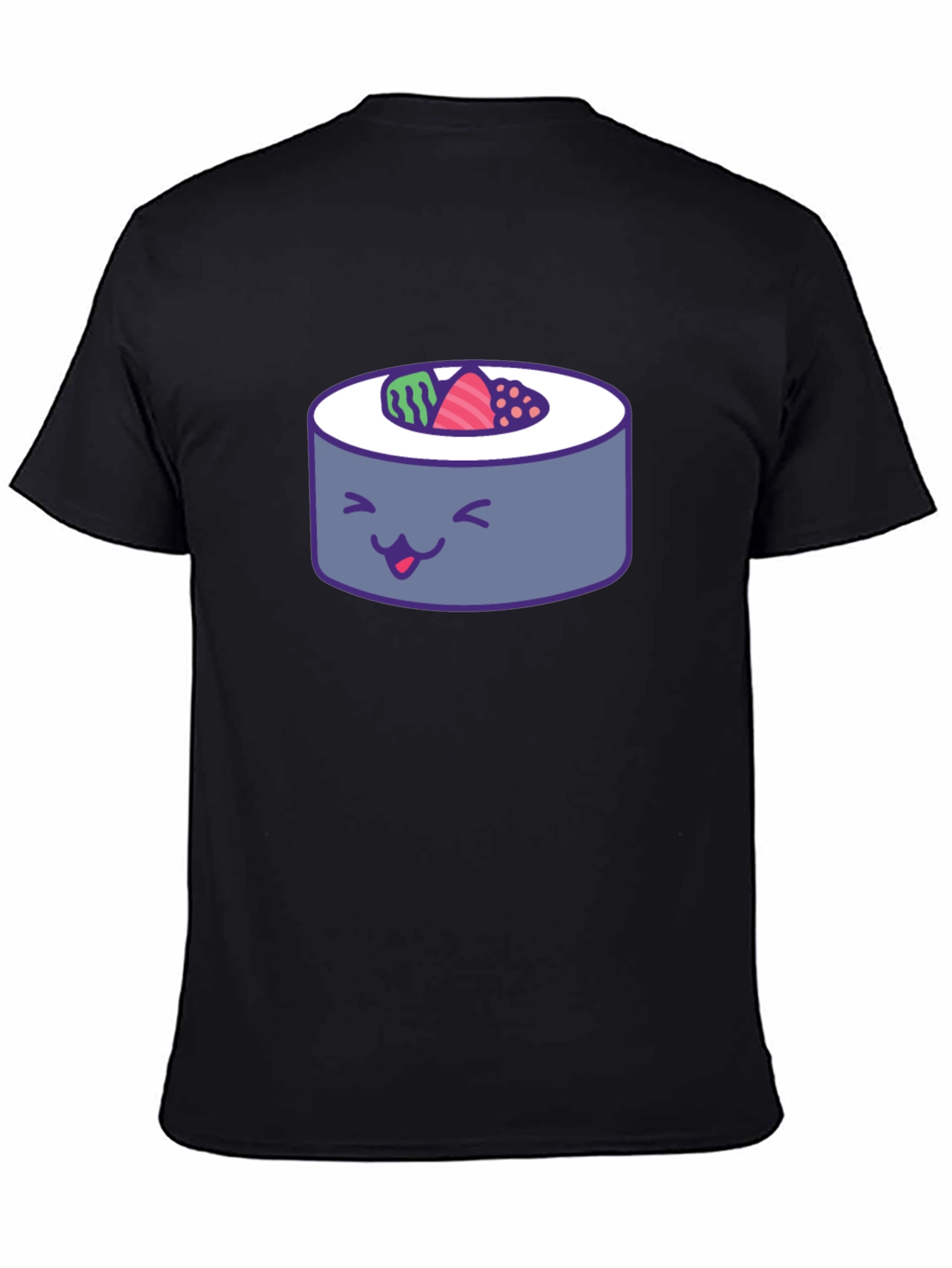 Sushi Roll Graphic Tee - Fun Foodie T-Shirt