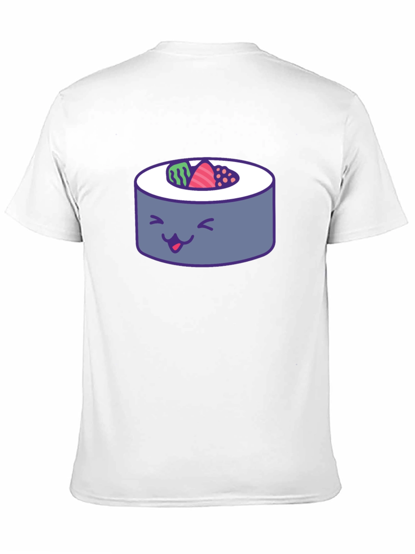 Sushi Roll Graphic Tee - Fun Foodie T-Shirt