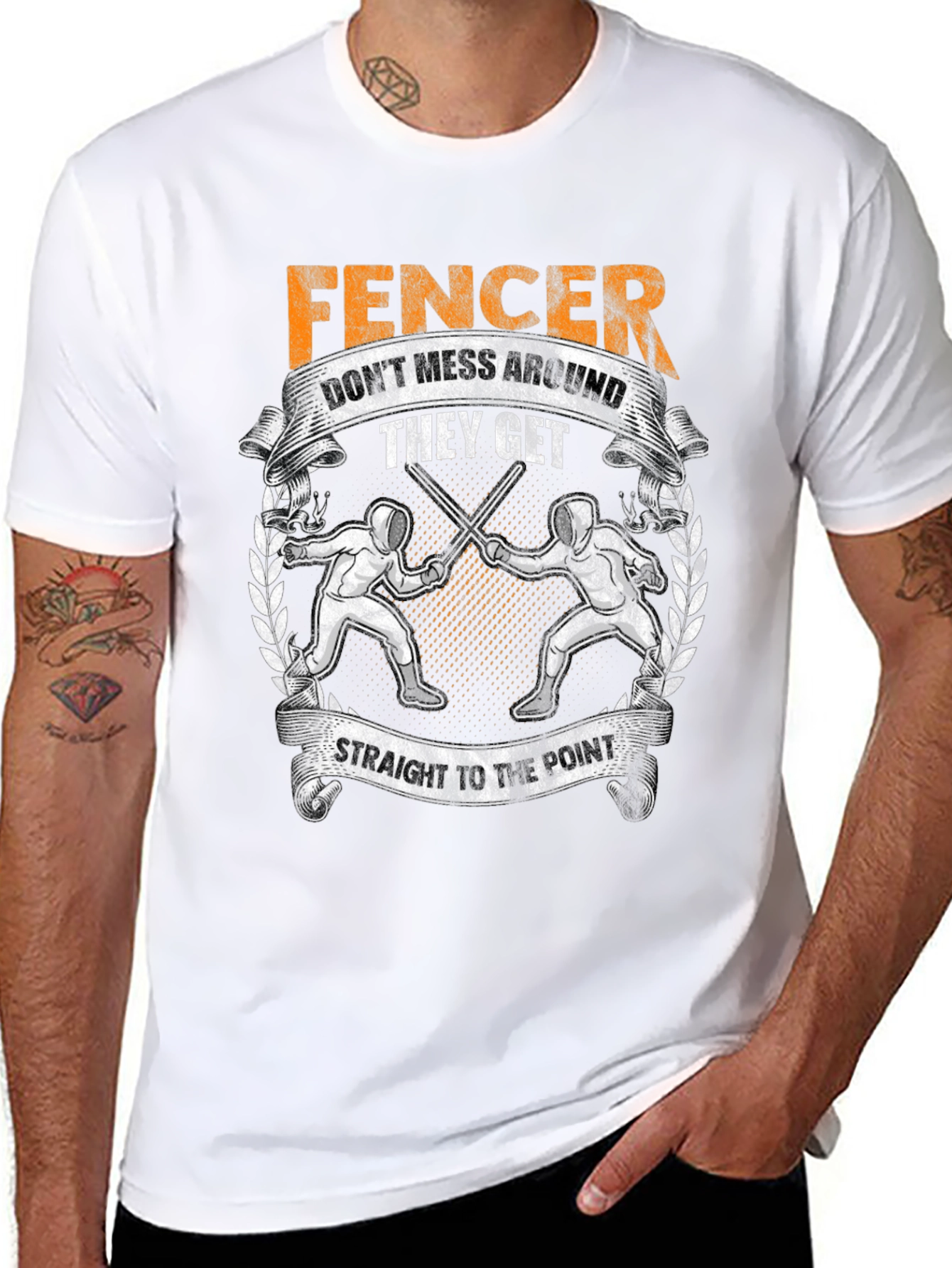 Fencer Graphic T-Shirt - Dont Mess Around