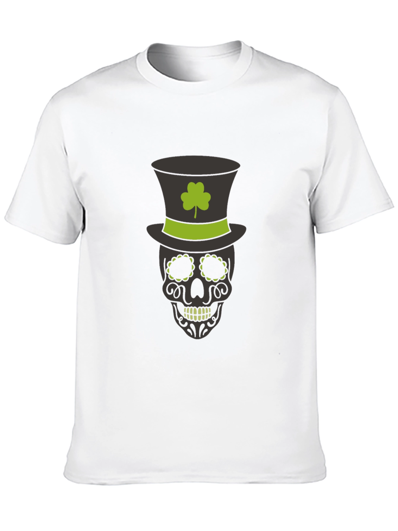 St. Patricks Day Skull T-Shirt