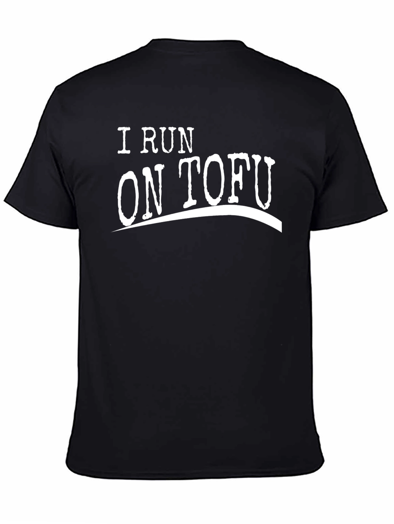 I Run On Tofu T-Shirt - Vegan Power Tee
