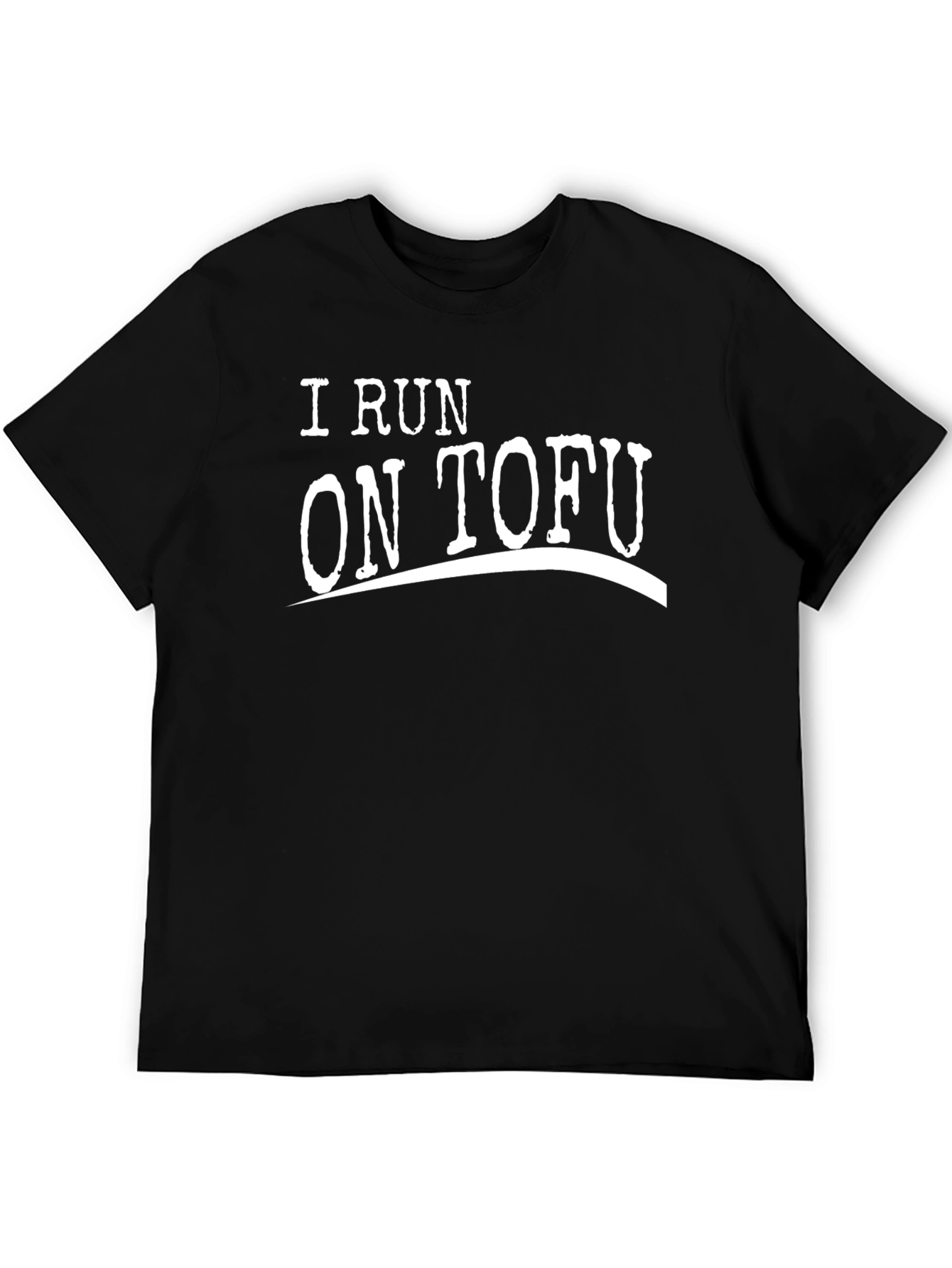 I Run On Tofu T-Shirt - Vegan Power Tee