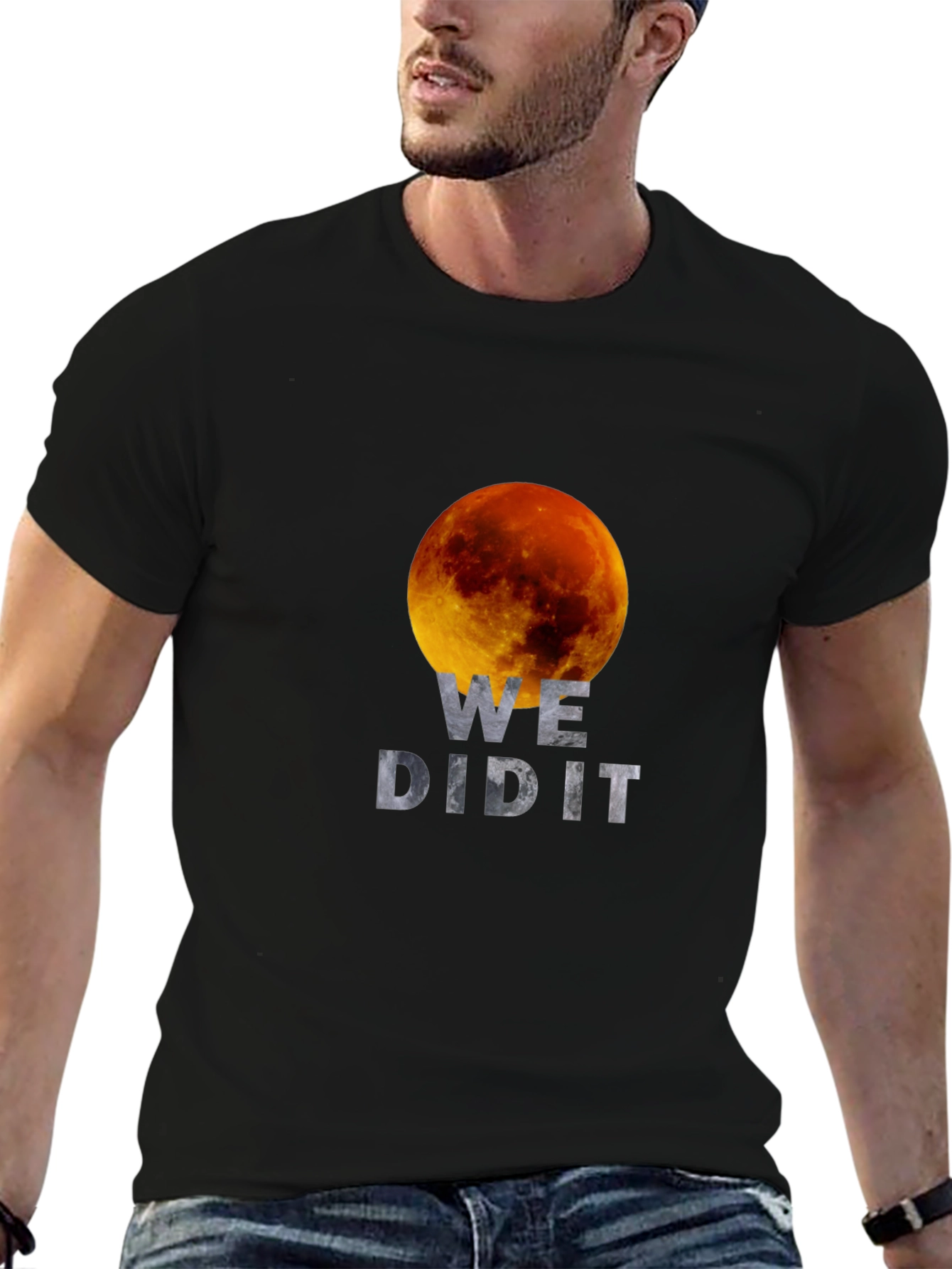 We Did It! Lunar Eclipse Graphic T-Shirt