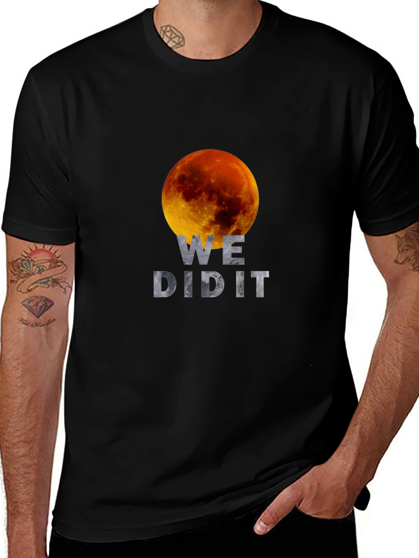 We Did It! Lunar Eclipse Graphic T-Shirt