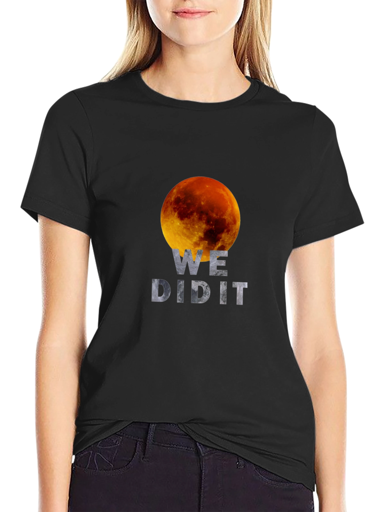 We Did It! Lunar Eclipse Graphic T-Shirt