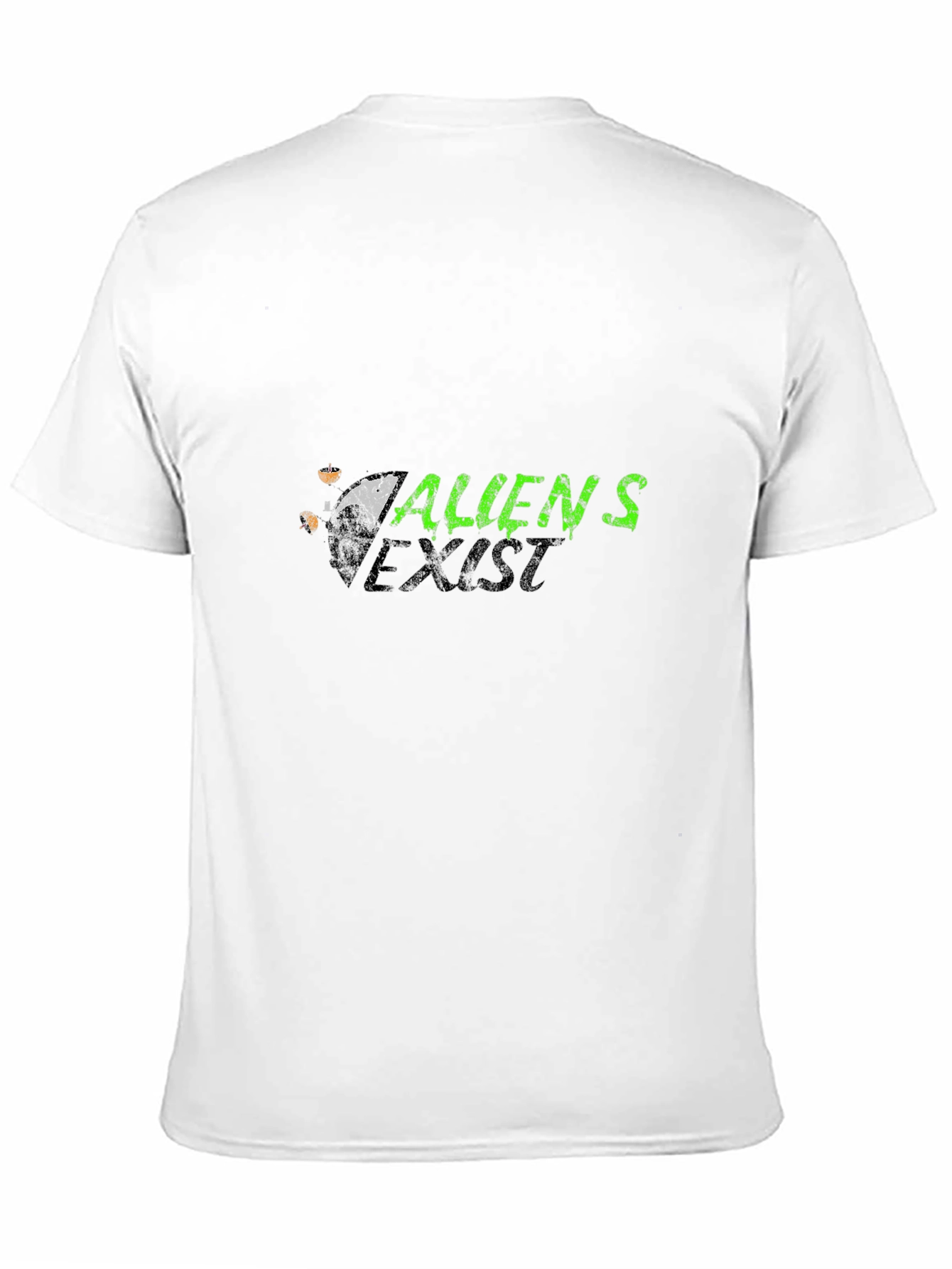 Aliens Exist Graphic T-Shirt - Black Tee