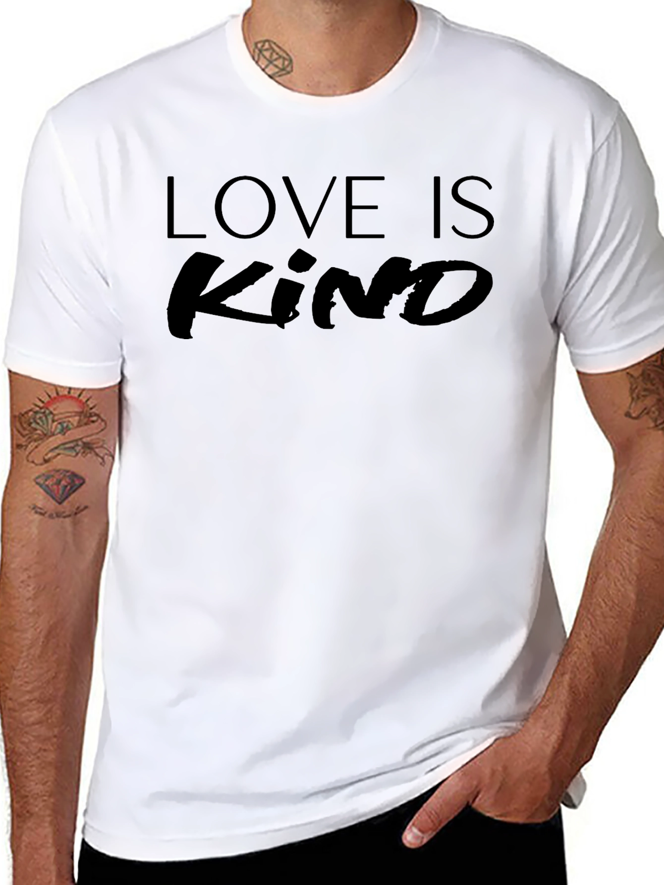 Love Is Kind Graphic T-Shirt - Unisex Black Tee