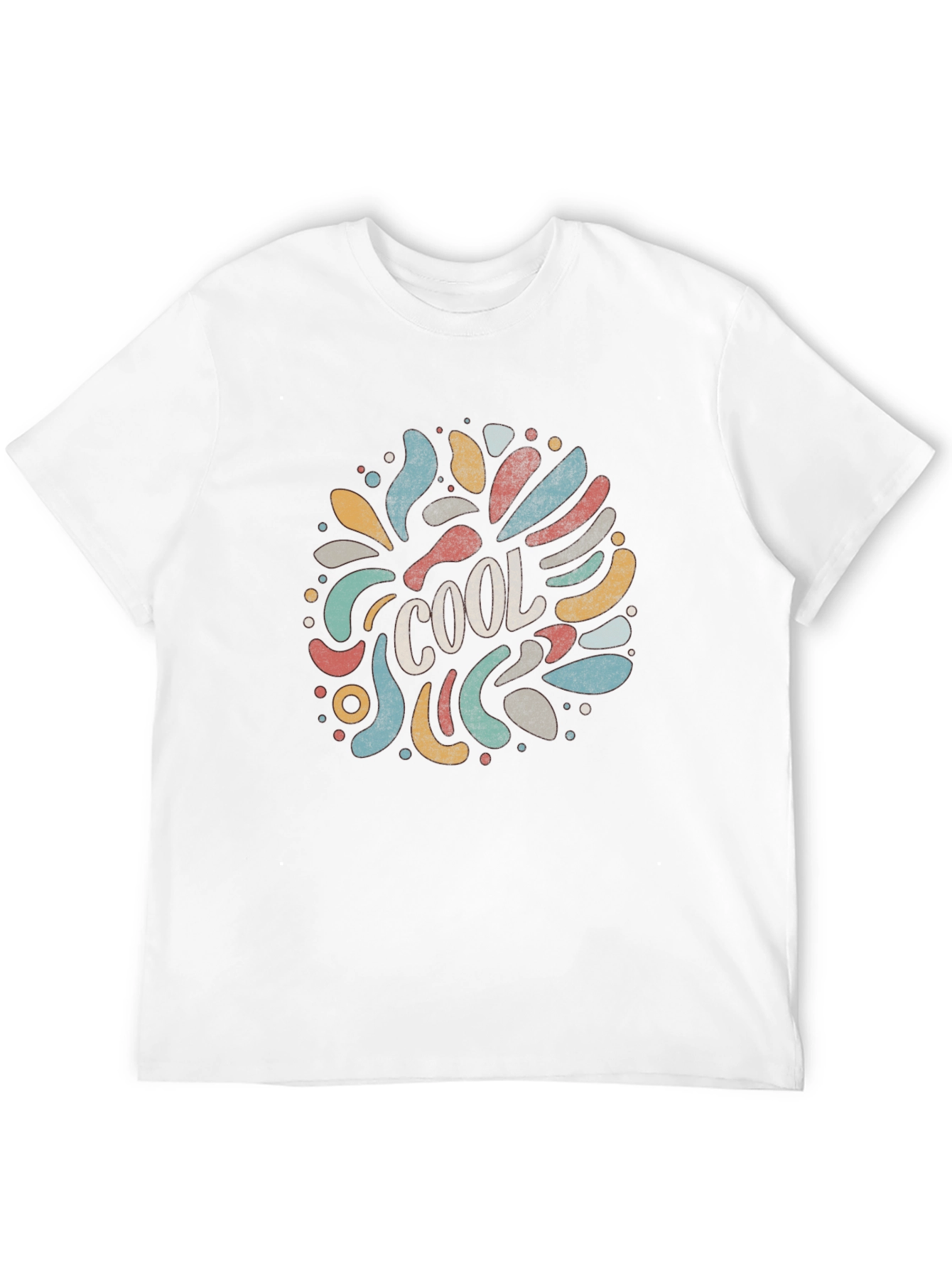 Cool Graphic Print Black T-Shirt