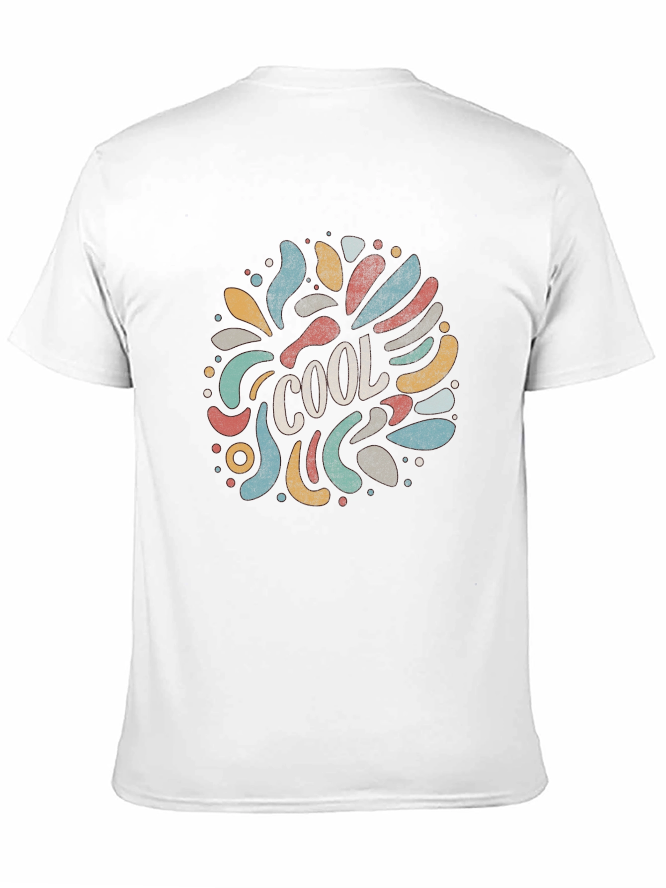 Cool Graphic Print Black T-Shirt
