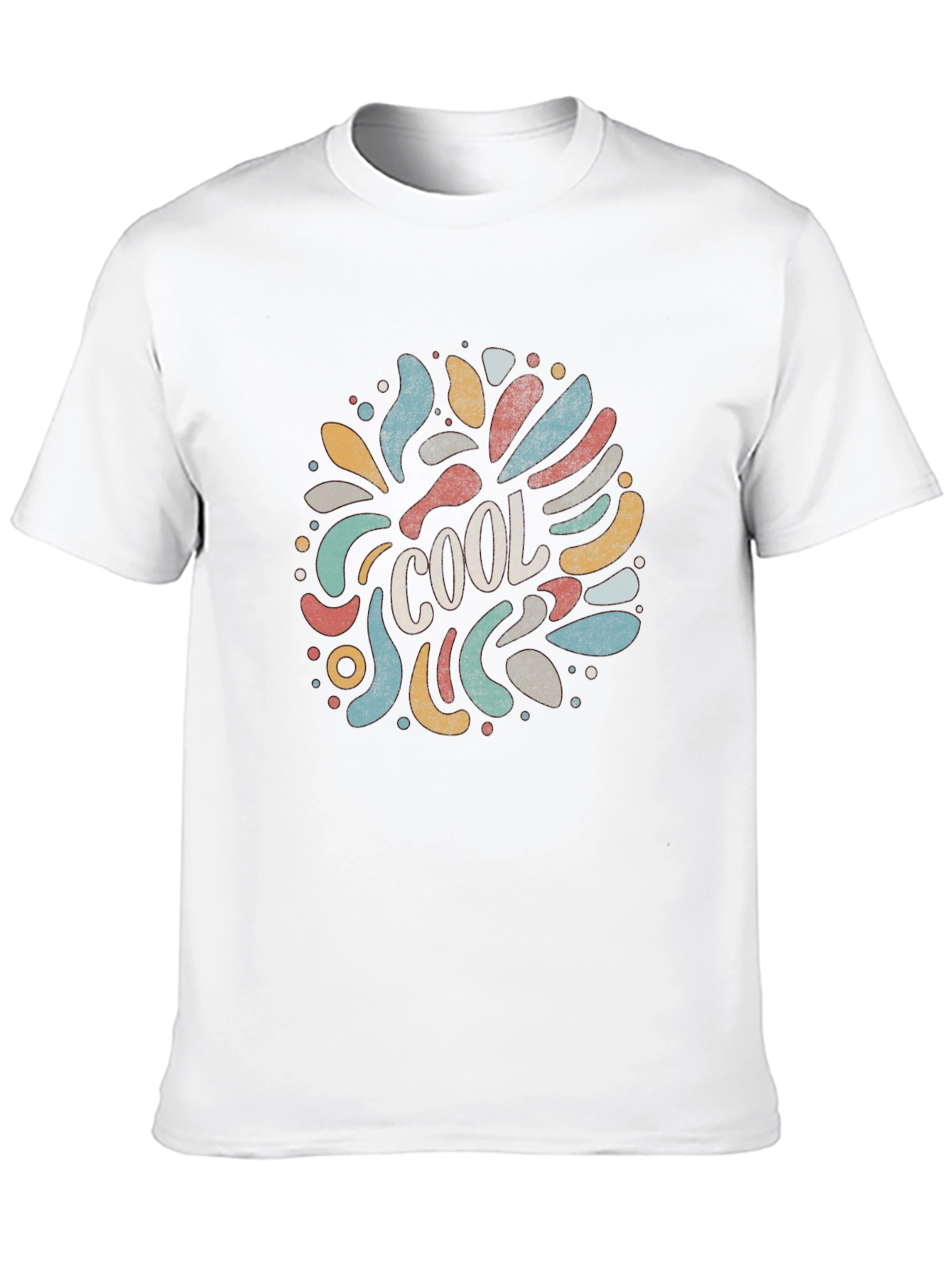 Cool Graphic Print Black T-Shirt