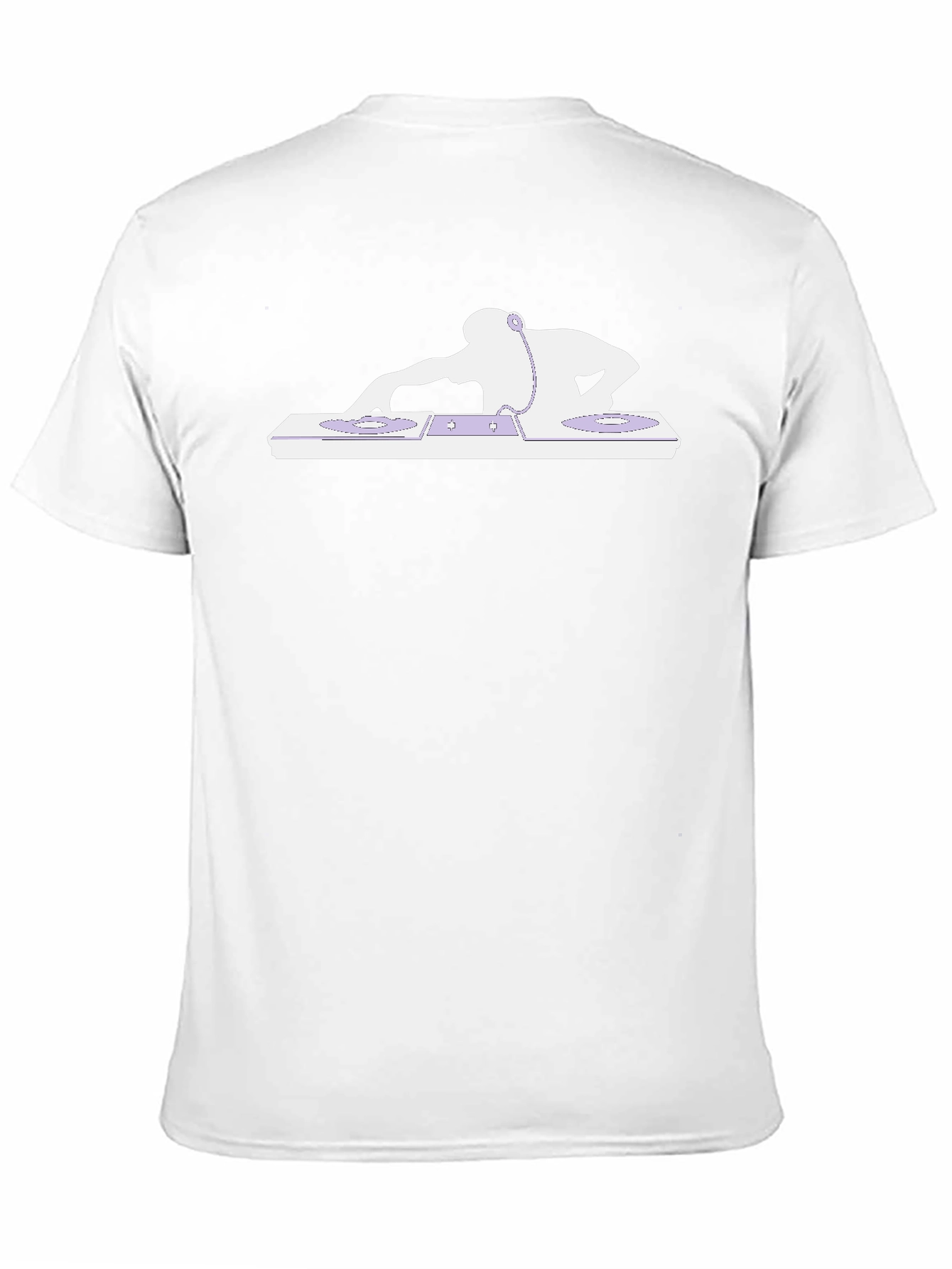 DJ Graphic Tee - Black Cotton T-Shirt