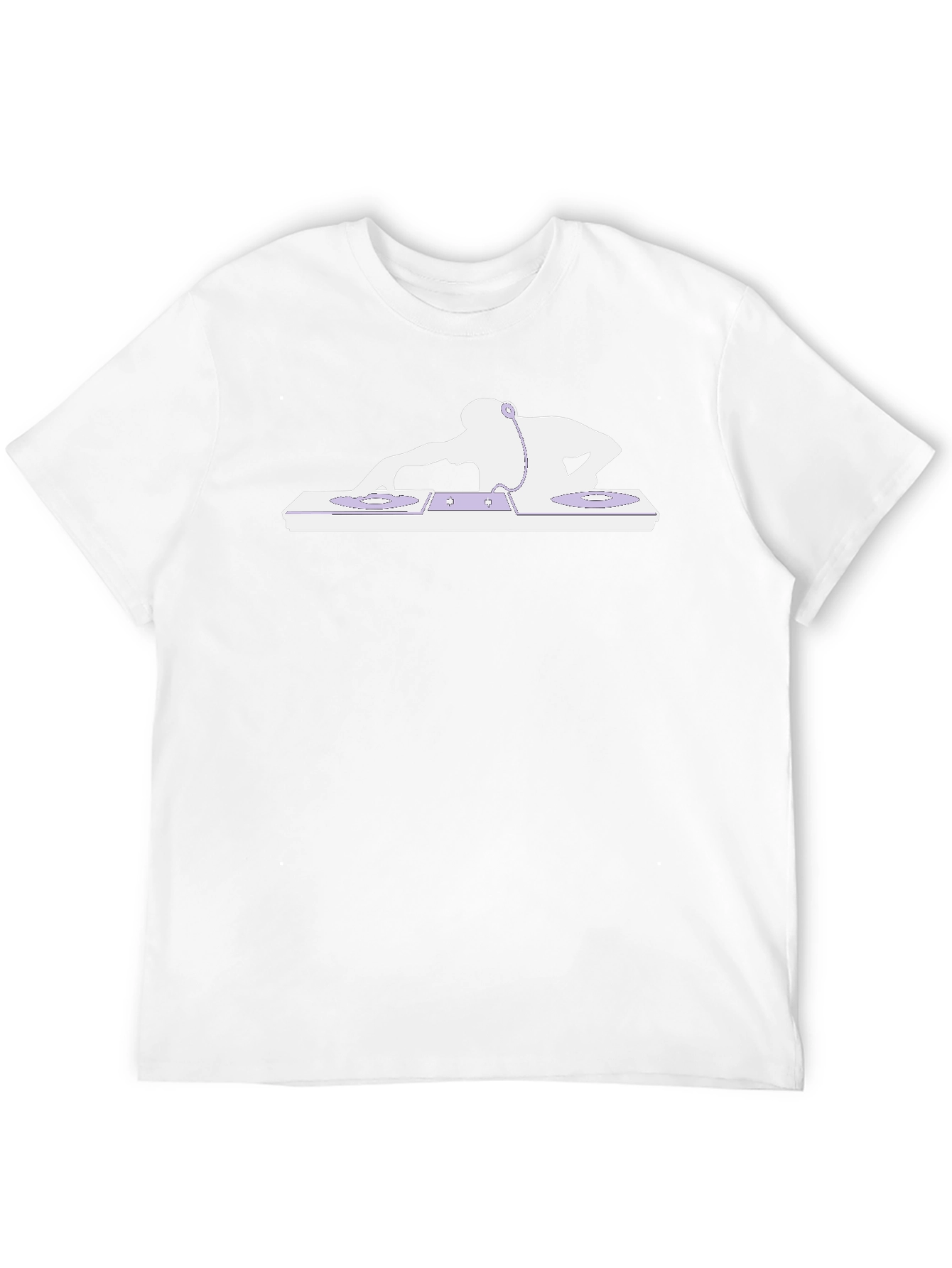 DJ Graphic Tee - Black Cotton T-Shirt