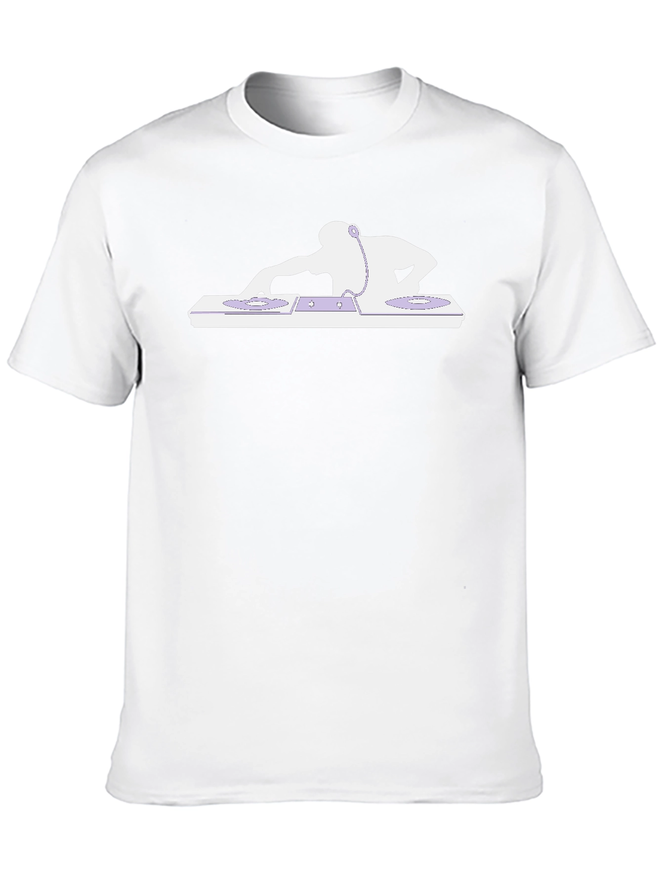 DJ Graphic Tee - Black Cotton T-Shirt