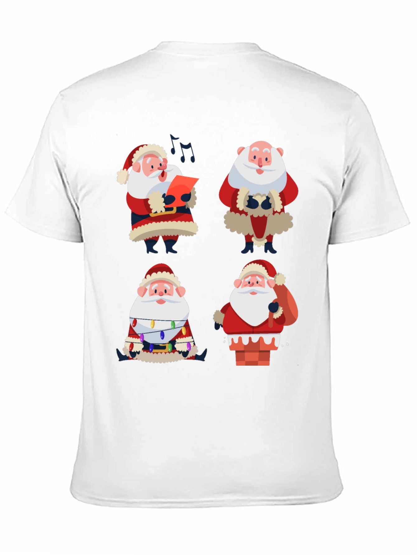 Santa Claus Graphic Tee - Holiday Cheer T-Shirt