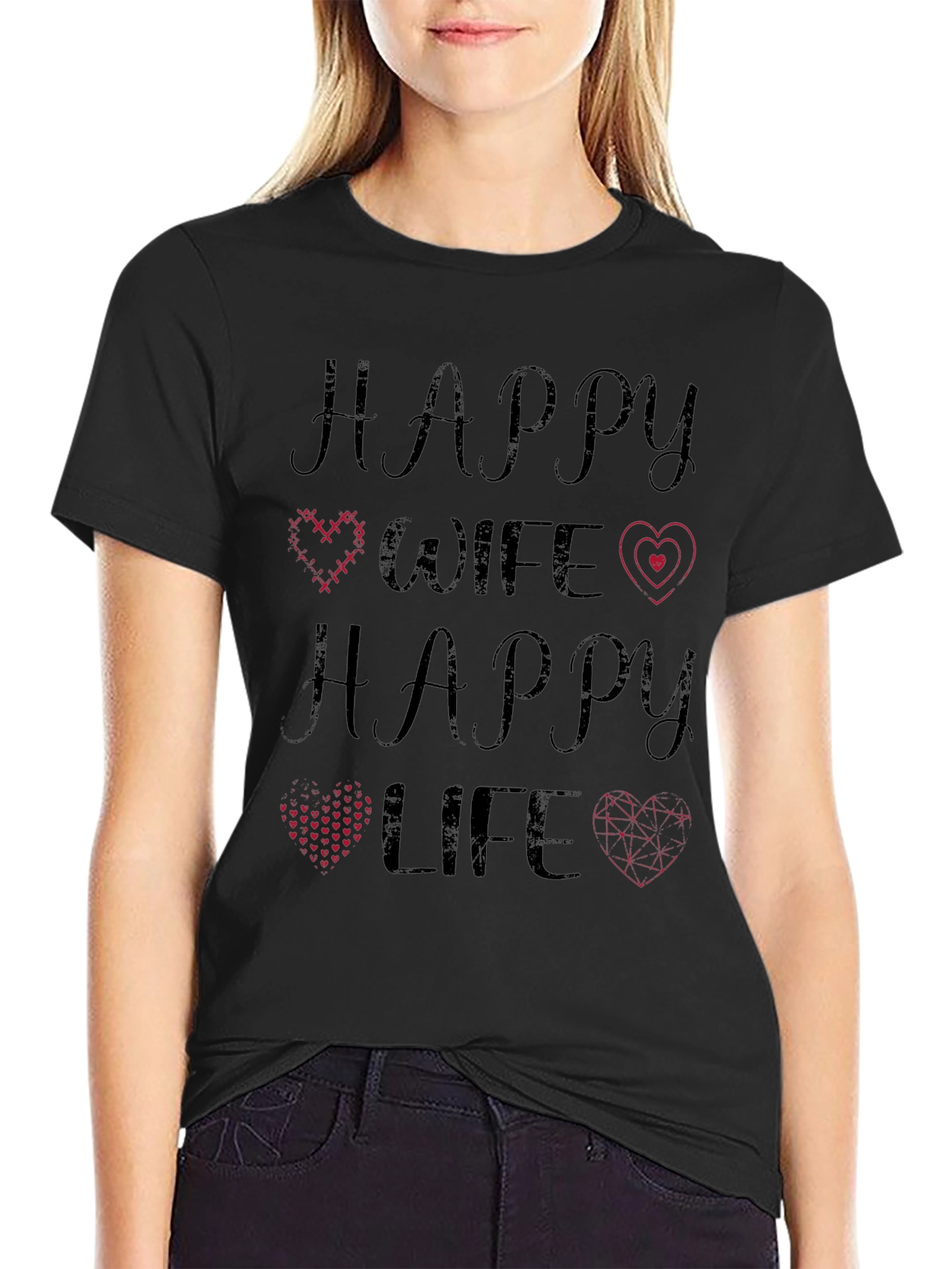 Happy Wife Happy Life Graphic Tee