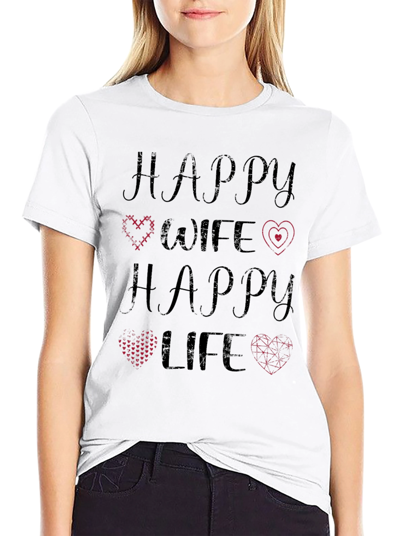 Happy Wife Happy Life Graphic Tee