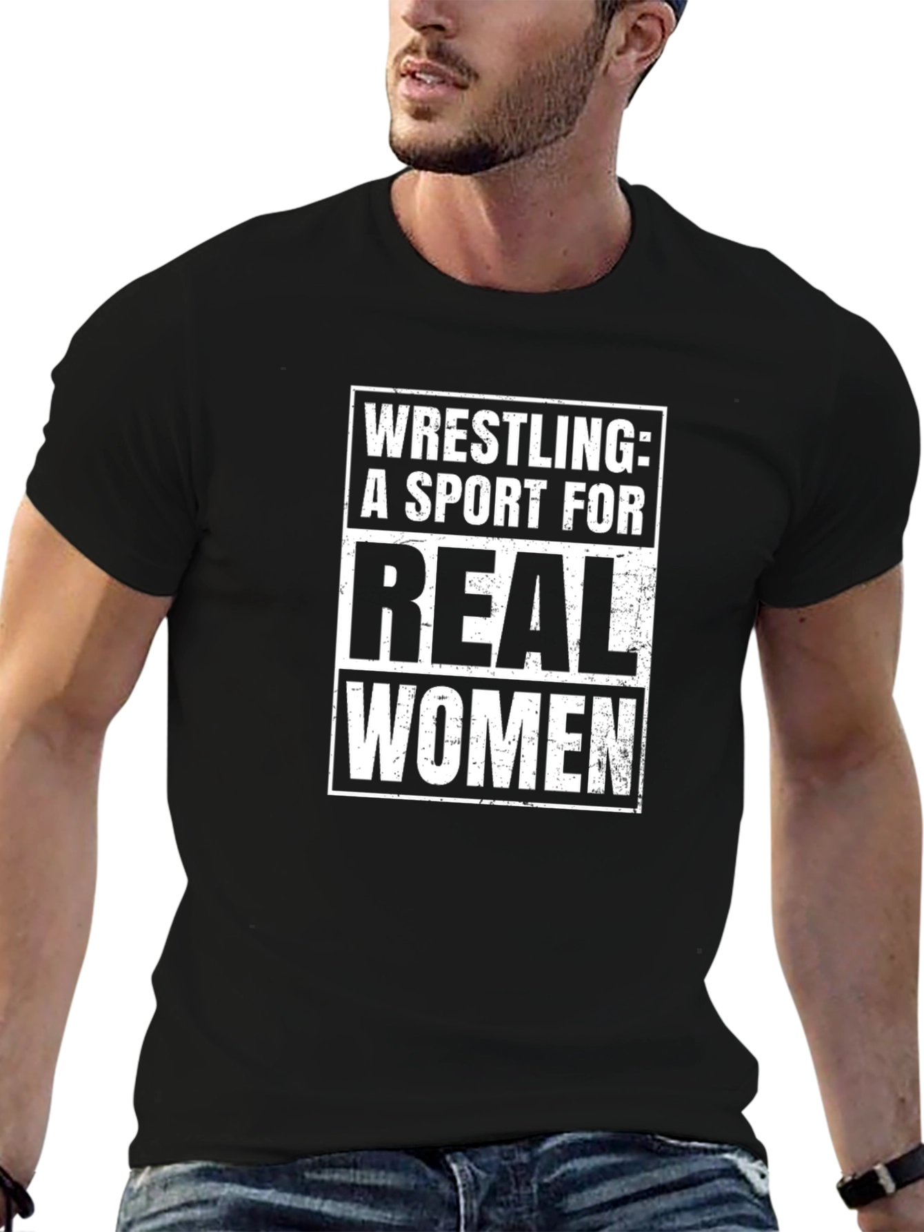 Wrestling Sport for Real Women Graphic Tee